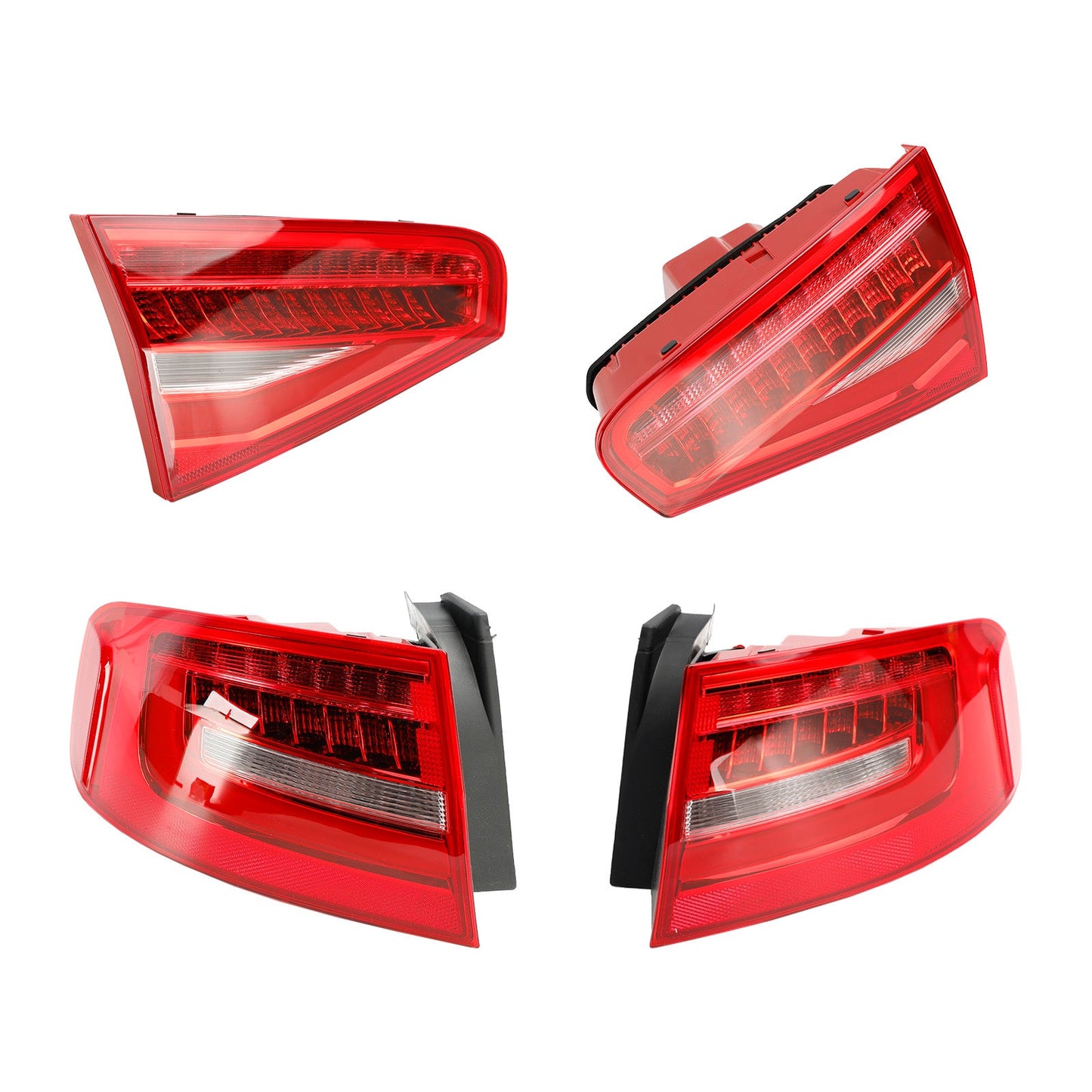 4pcs Rear Tail Light Lamp 8K5945093AC 4AC 5AC 6AC For Audi A4 B8.5PA 2013-2016