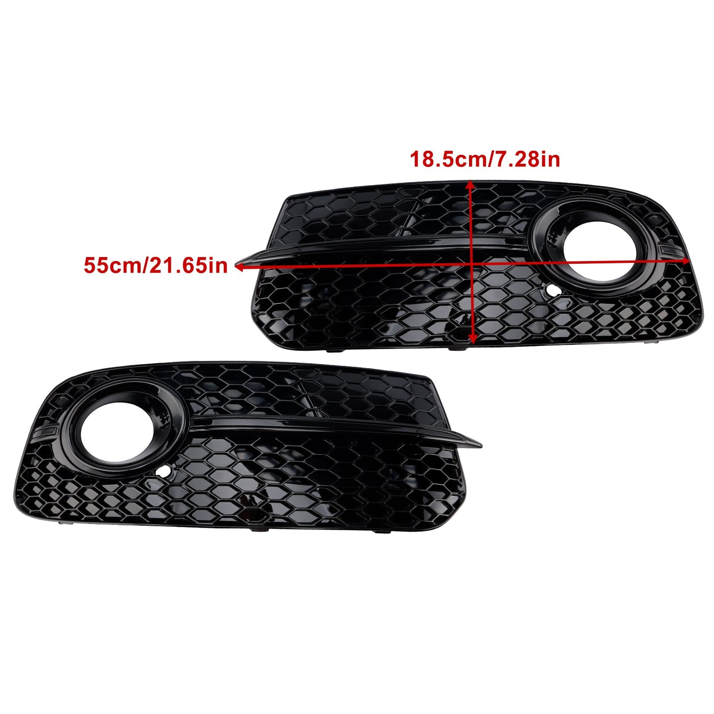 2013-2017 Audi Q5 Front Bumper Fog Light Grill Grille 8R0807681M
