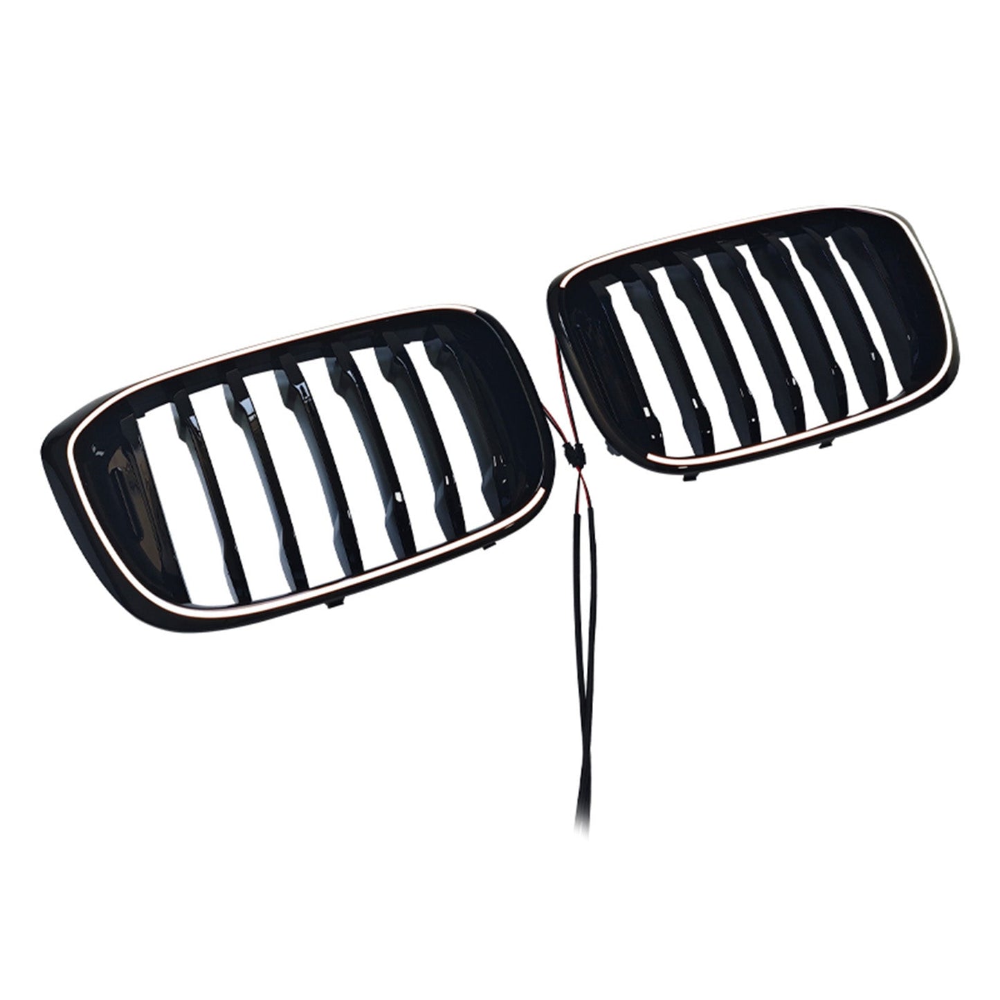 2018-2021 For BMW X4 G02 Pre-Facelift Front Kidney Mesh Grille Grill Gloss Black 51138469960