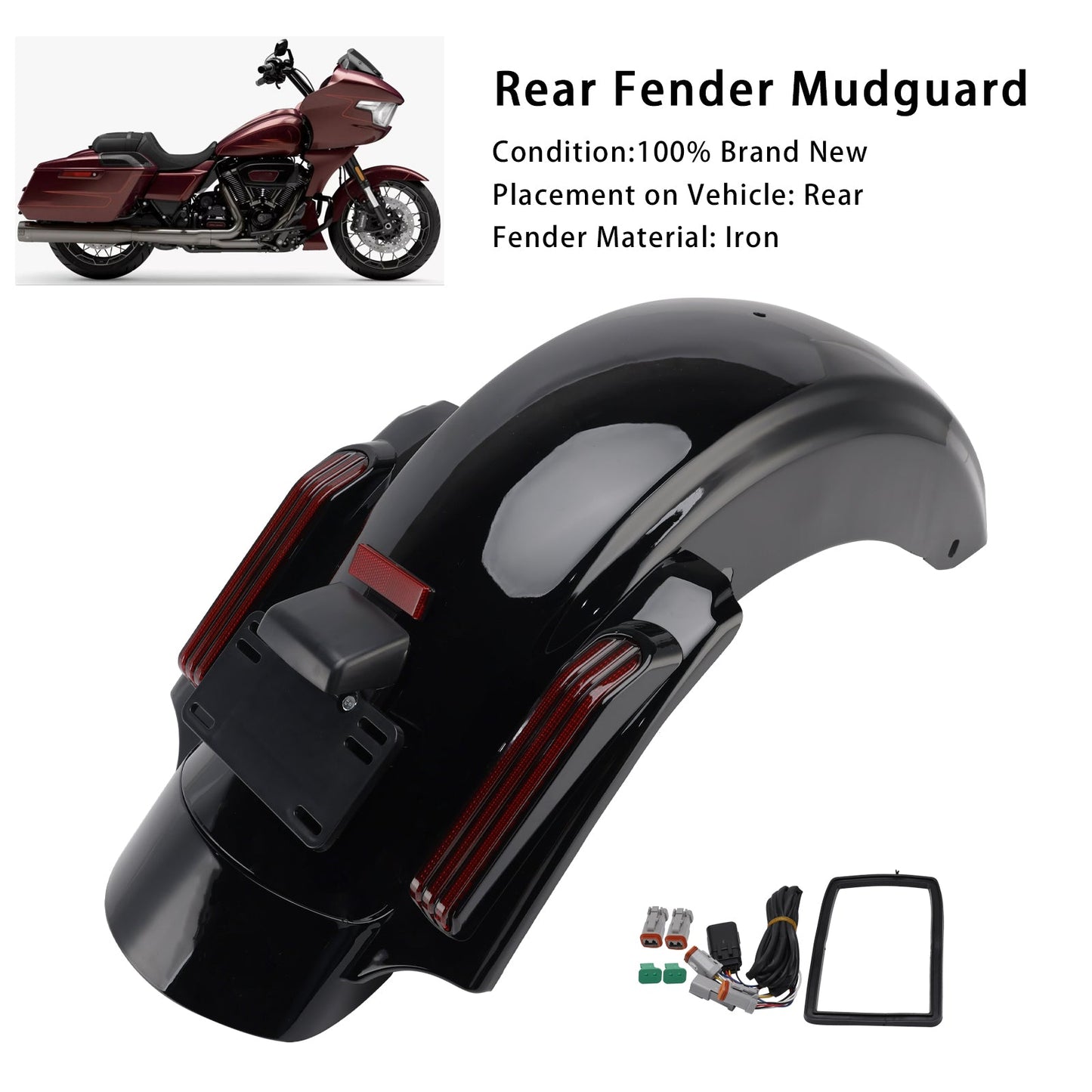 2024-2025 Harley Touring Road Glide FLTRX Rear Fender System