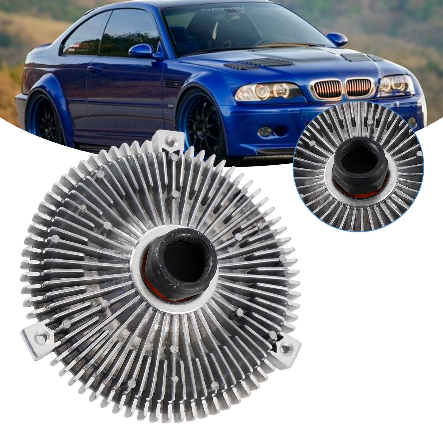 1998-2000 BMW 323i E46 I6 2.5L Petrol Radiator Cooling Fan Clutch 11521719269 11521719046