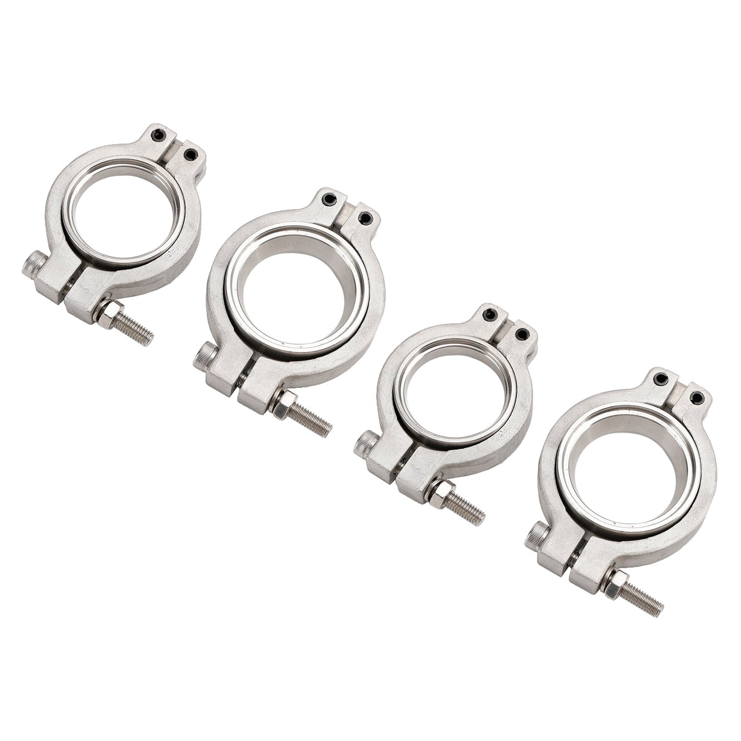 4PC TiAL MV-S 38mm Wastegate V-Band Clamp Set Kit with Screws Nuts and Seals