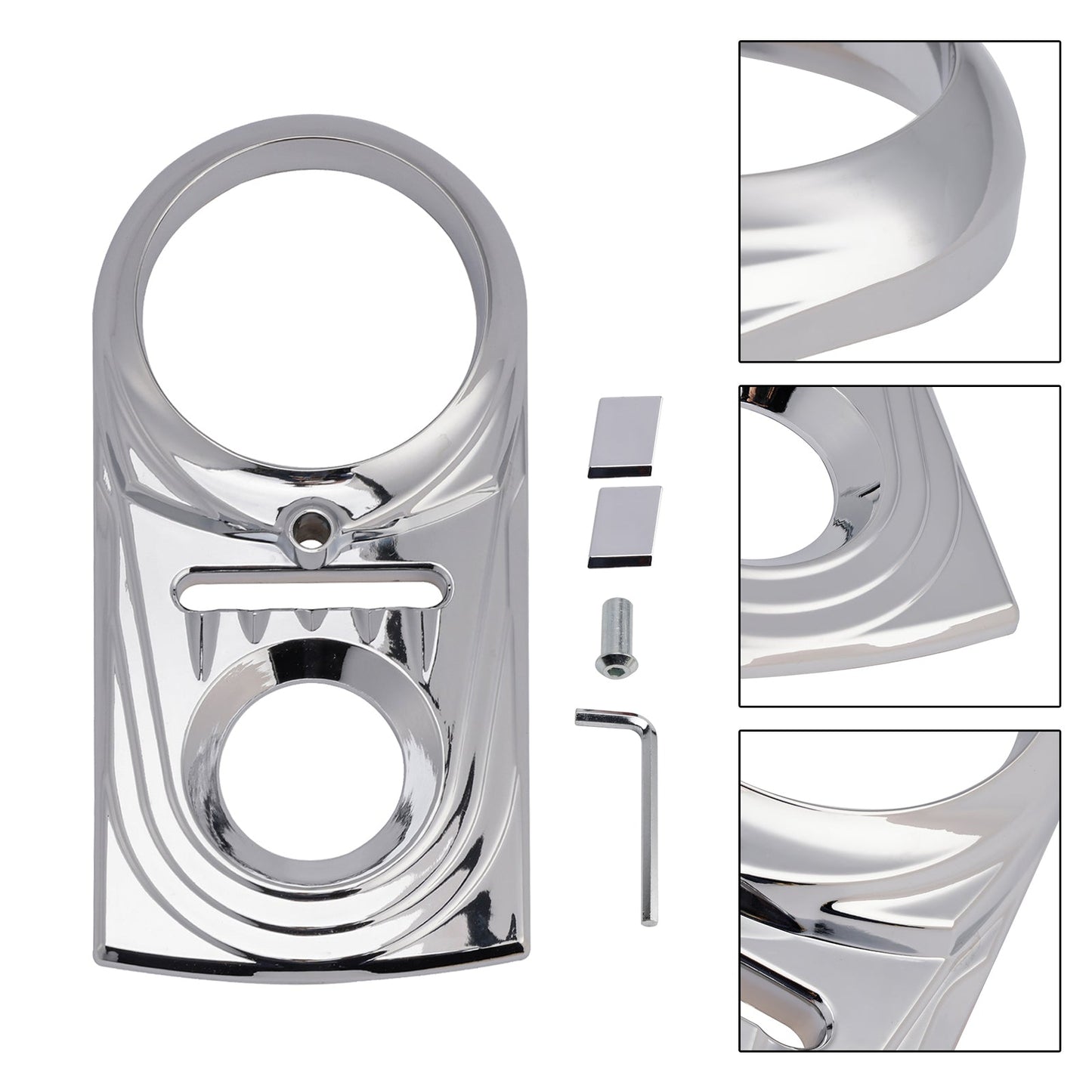 Gas Tank Dash Panel Insert Cover For Softail FLSTC FXST Street Glide