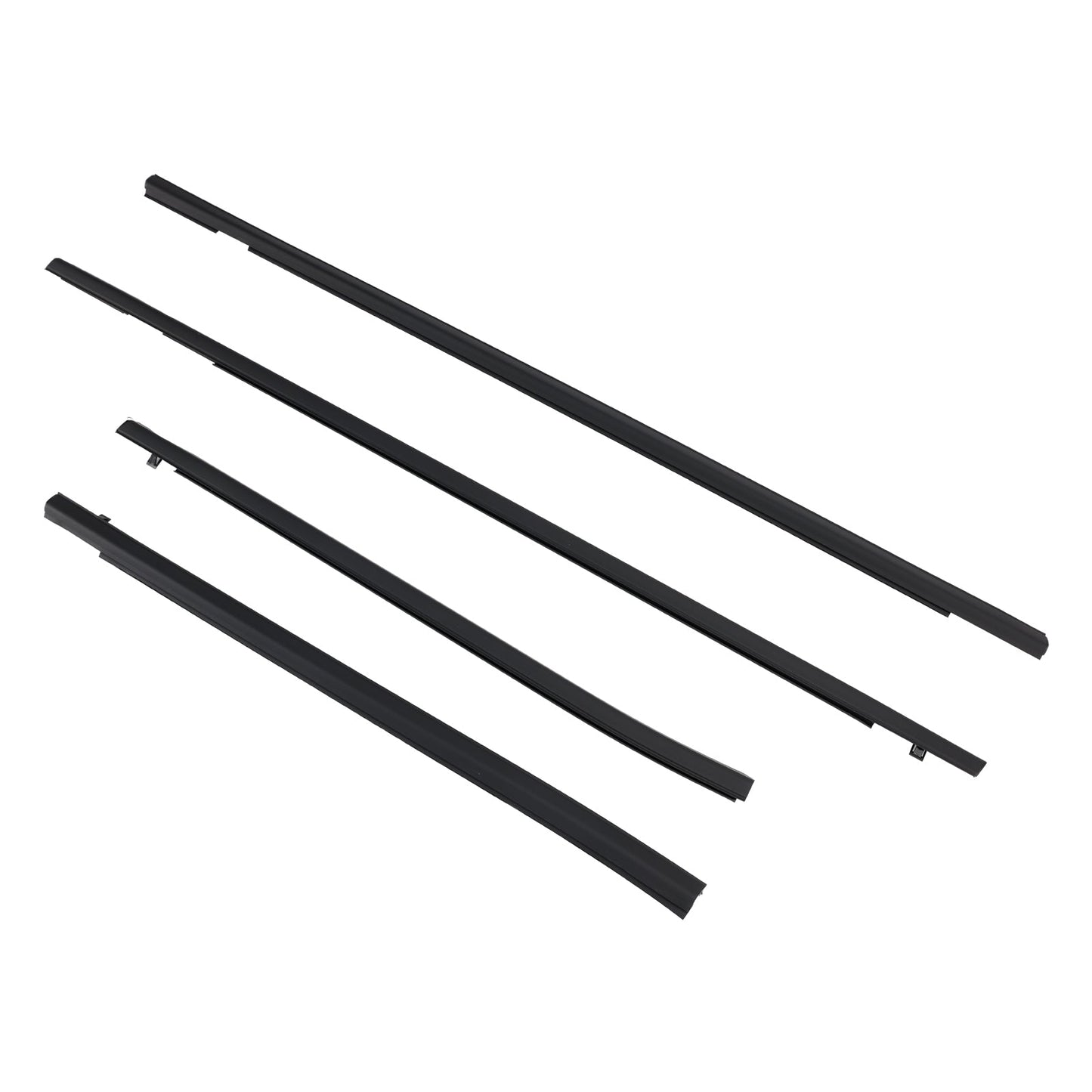 2001-2008 Honda FIT JAZZ 1st gen 4PCS Weatherstrip Rubber Seal Door Belt