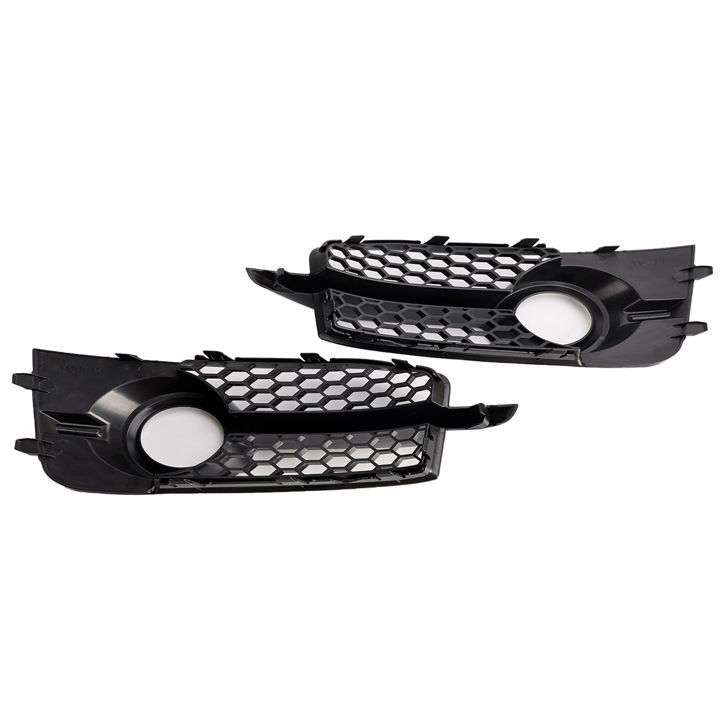 2011-2014 Audi A1 8X S-Line 2PCS Front Bumper Fog Light Cover Grille Grill 8X0807682B 8X0807681B