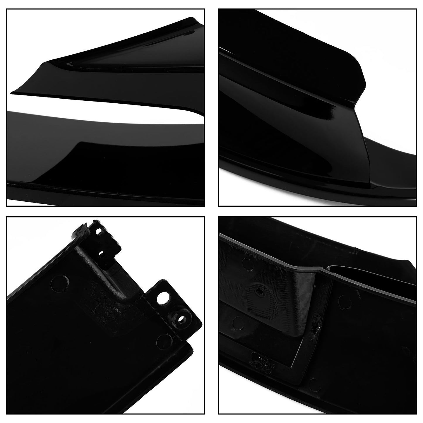 Gloss Black Front Bumper Spoiler Lip Fit BMW 3 Series F30 2012-2018 M Sport