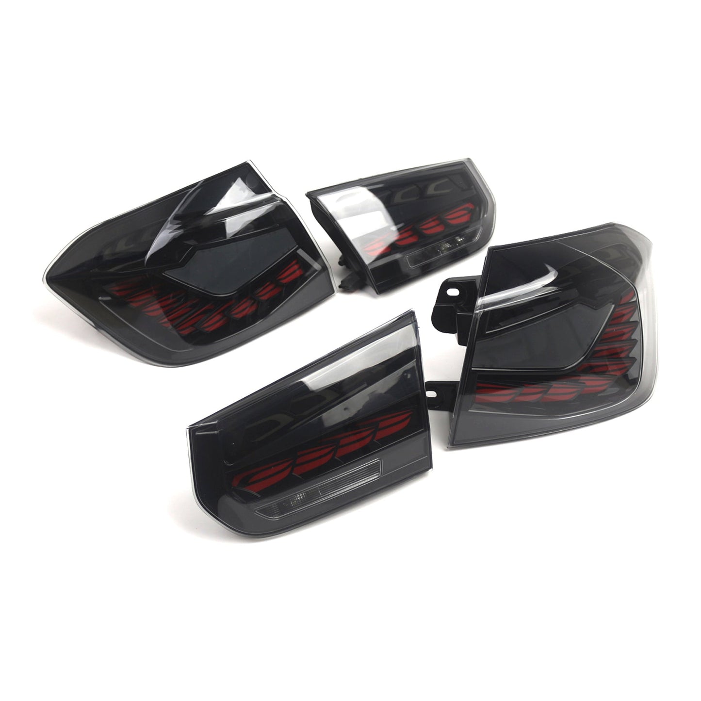 L&R Smoked LED Tail Lights Rear Lamp Assembly For BMW 3 F30 F80 M3 2013-2018