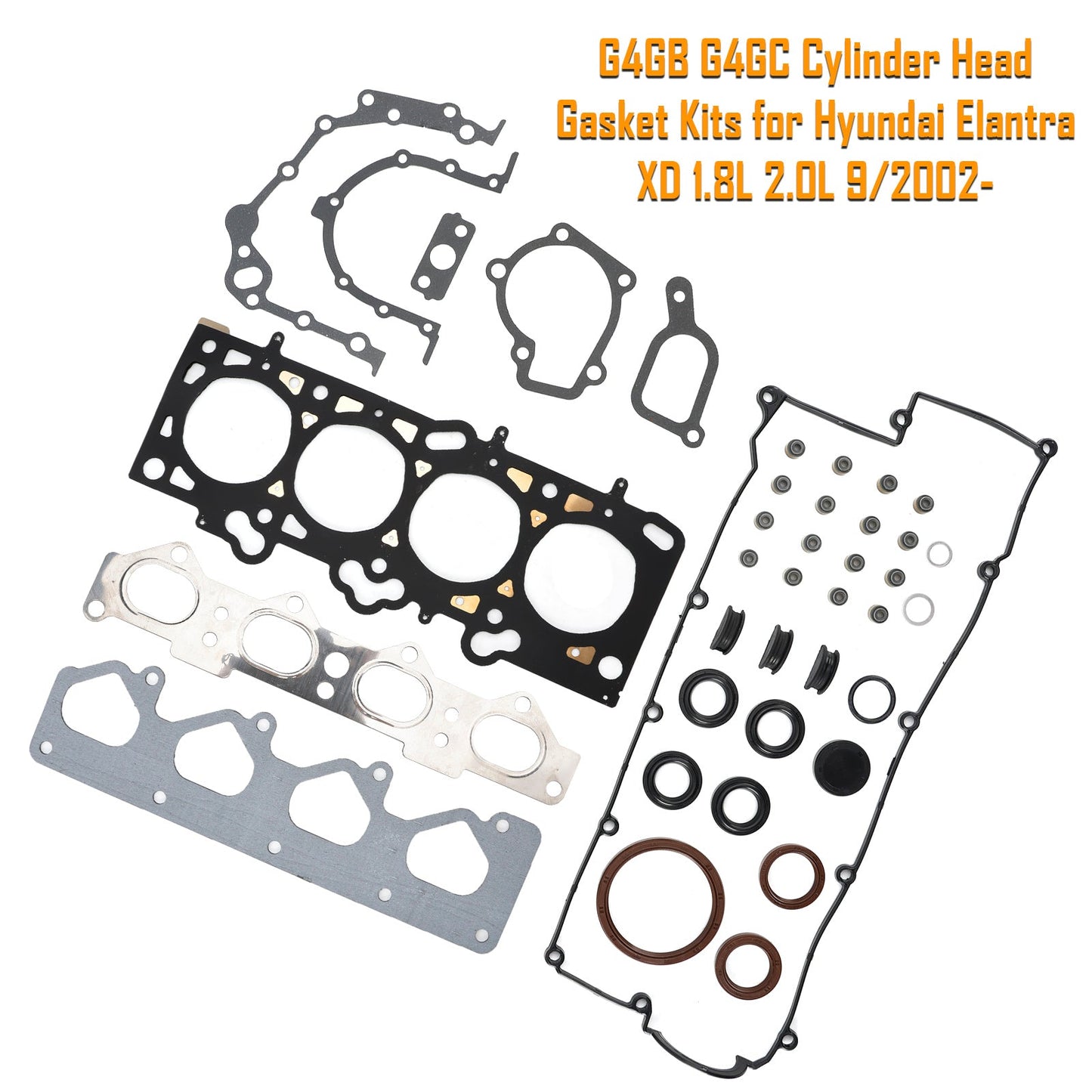 G4GB G4GC Cylinder Head Gasket Kits for Hyundai Elantra XD 1.8L 2.0L 9/2002-