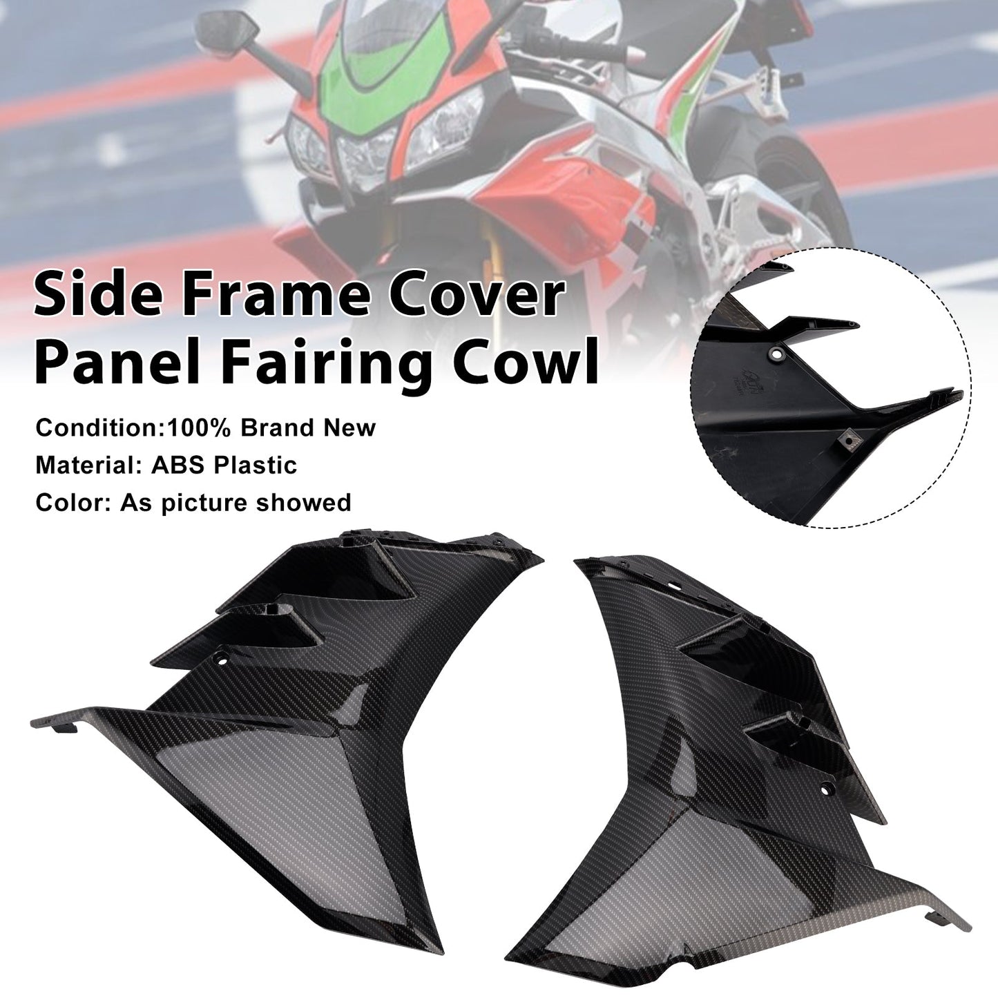 Side Frame Cover Panel Fairing Cowl For Aprilia RSV4 2021-2024
