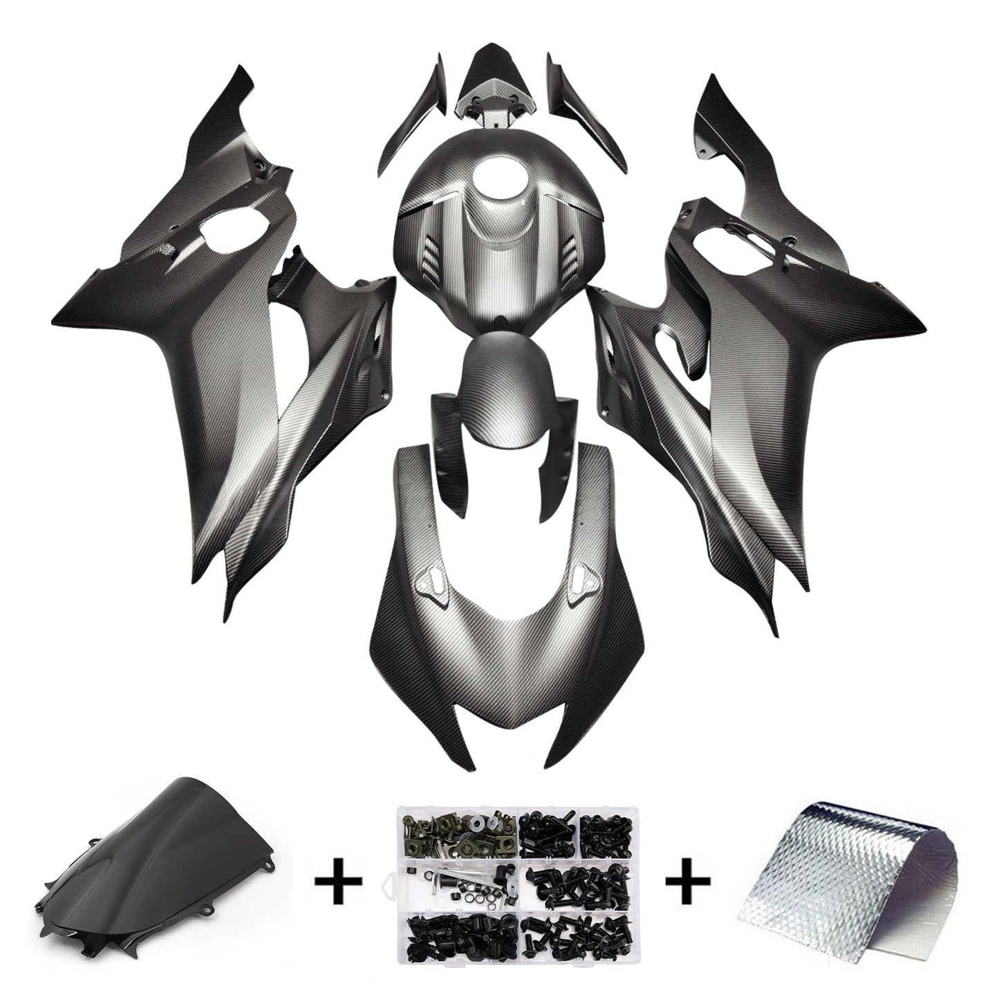 Injection Fairing Kit Bodywork Plastic ABS fit For Yamaha YZF-R6 2017-2023