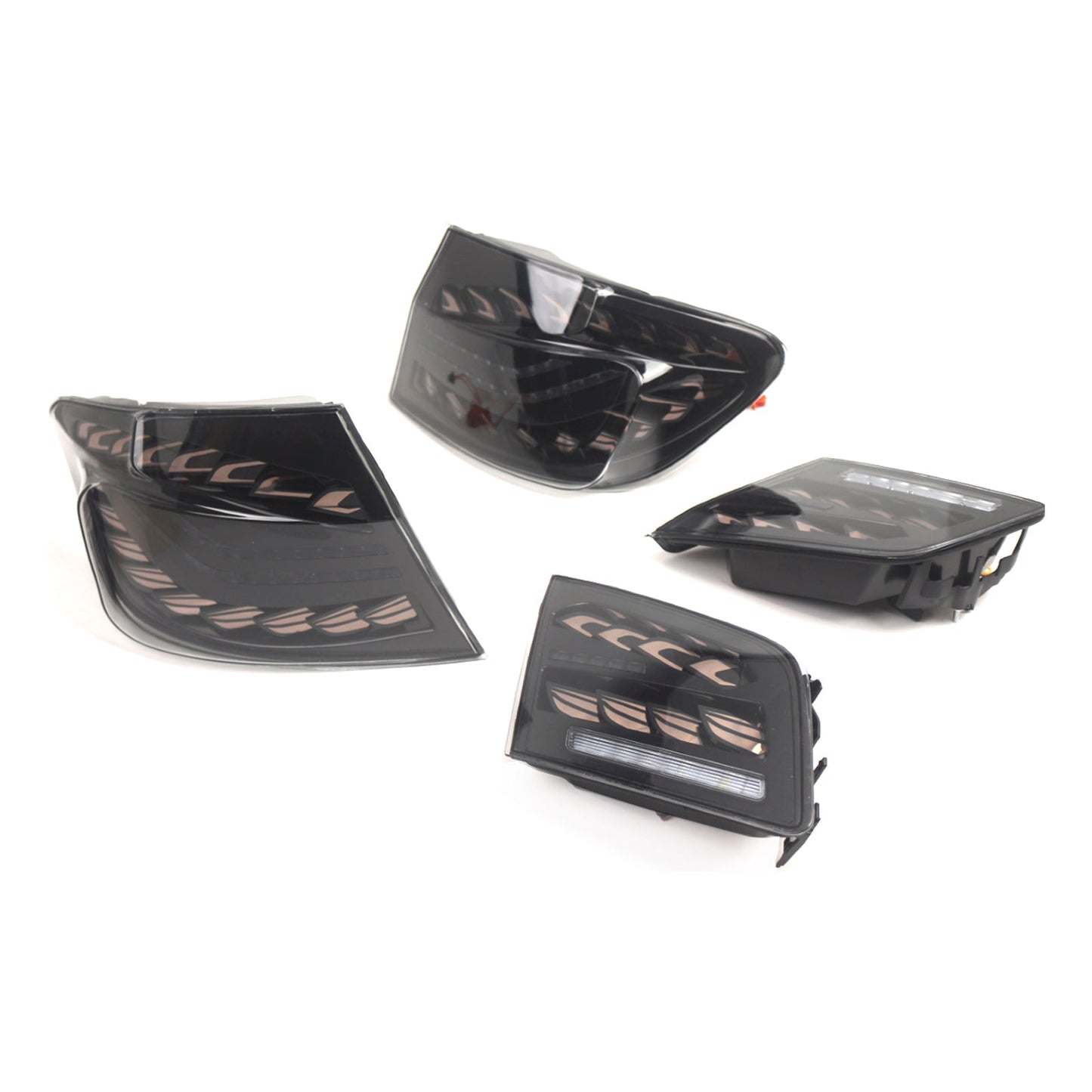 2010-2016 BMW 6th Gen 5-Series5F10 F18 M5 L&R Smoked LED Tail Lights Rear Lamp Assembly