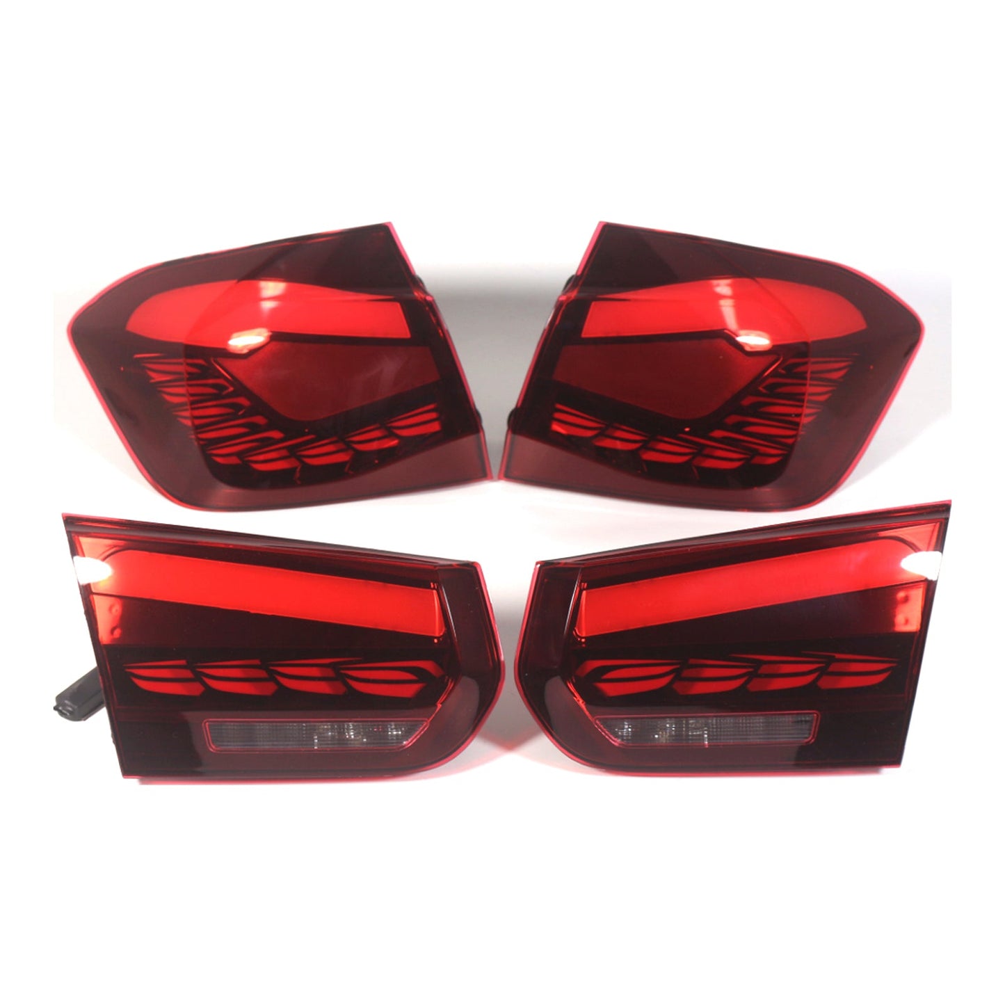 2012-2018 BMW 3 Series F30 F35 F80 L&R Red LED Tail Lights Rear Lamp Assembly 63217313039 63217372793