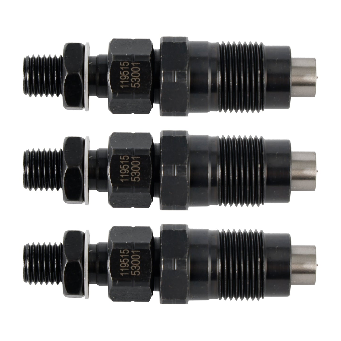 3Pcs Fuel Injector For Yanmar 3TNV70 3YM20 3YM30 2YM15 Engines 119515-53001