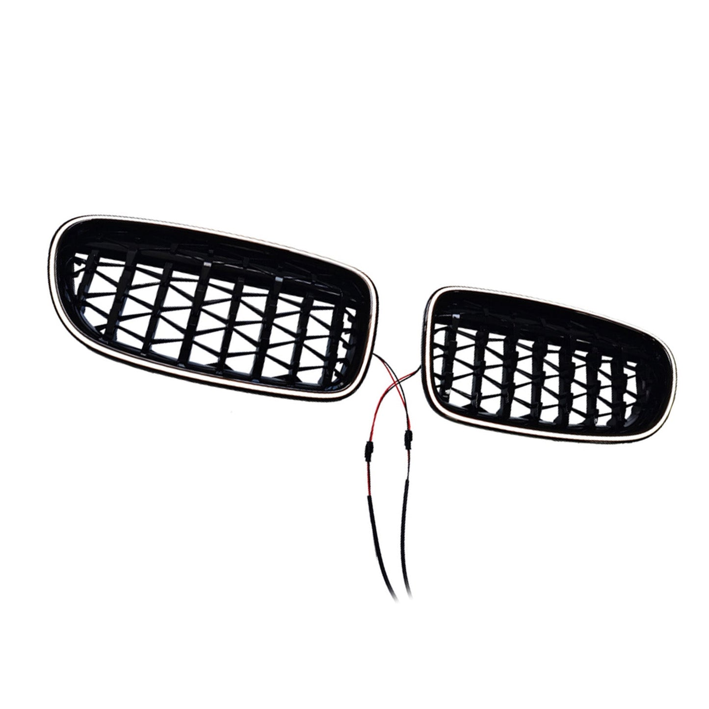 01.2009-10.2016 For BMW 5-Series F10 M5 Gloss Black Kidney Bumper Grill Grille 51137203203 51137203204