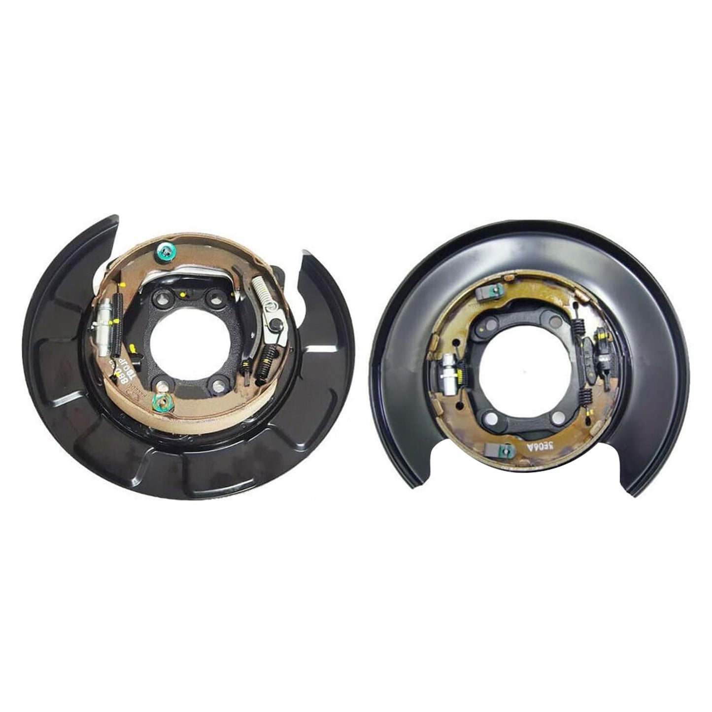 2010-2012 Hyundai Santa Fe Left+Right Rear Parking Brake Plate 582502P100+582702P100