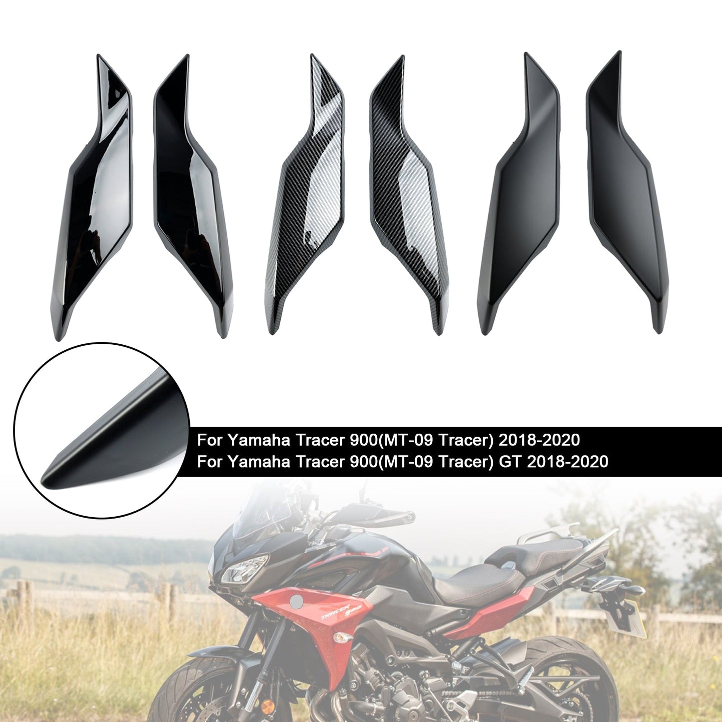 2018-2020 Yamaha Tracer 900 / GT Rear Tail Side Seat Fairing Panel