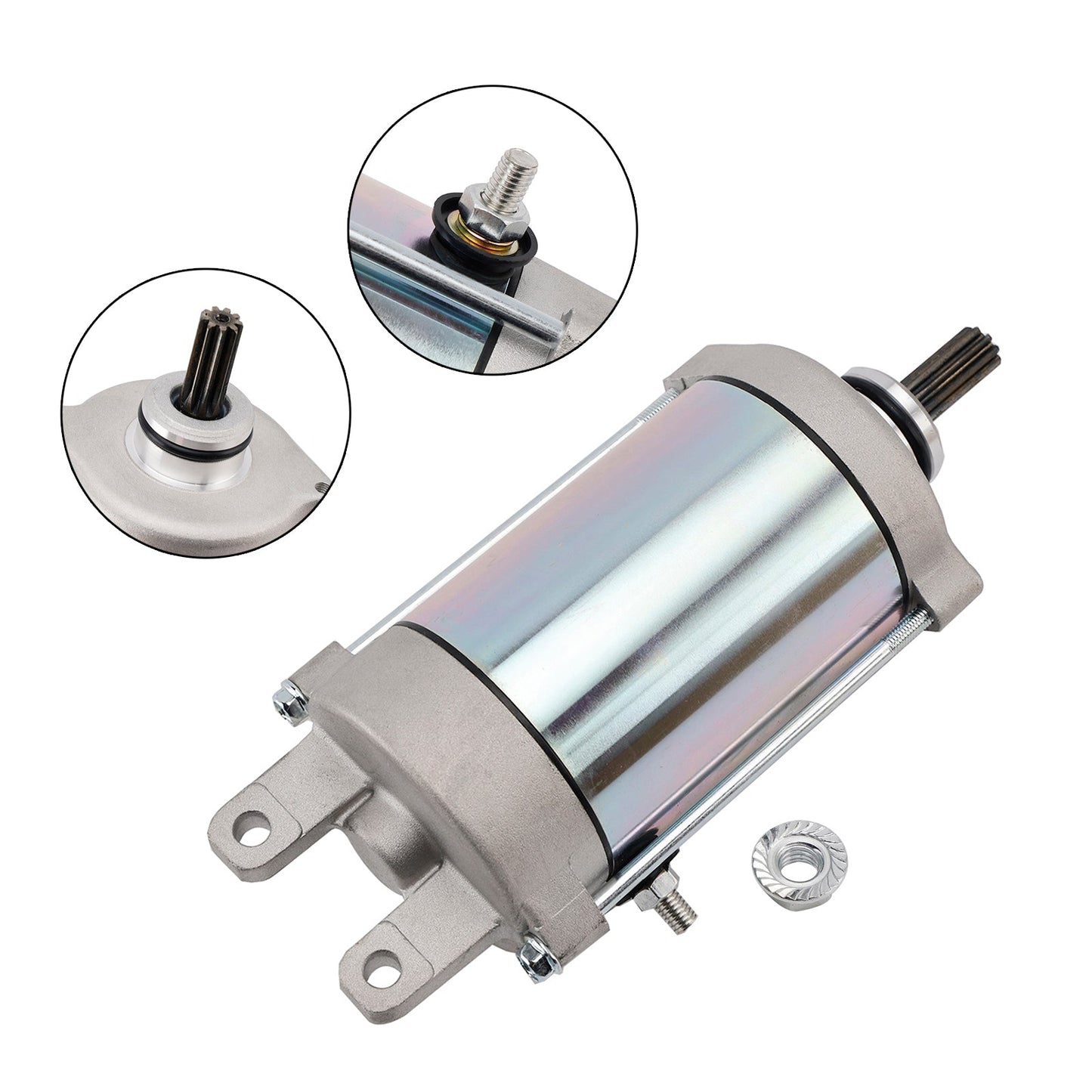 2008-2009 Kymco Xciting 500i ABS Replace Starter Motor 31210-LBA2-E00