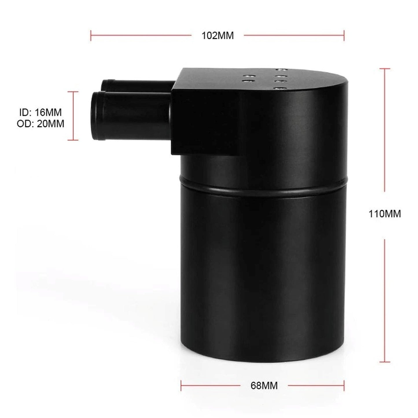 Oil Catch Can Tank with Silicone Radiator Hose For BMW N54 335i E90 2006-2010