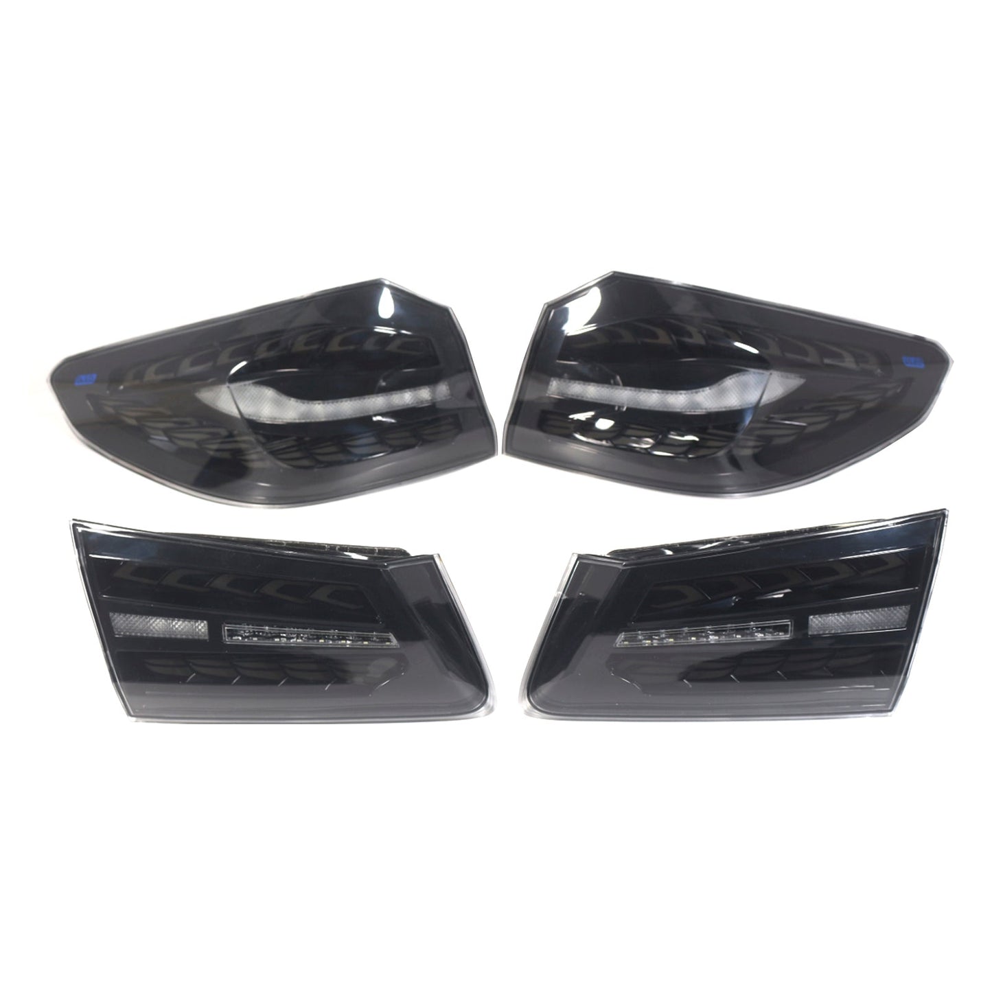 2018-2020 BMW 5 G30 G38 L&R Smoked LED Tail Lights Rear Lamp Assembly 63217376469 63217376470