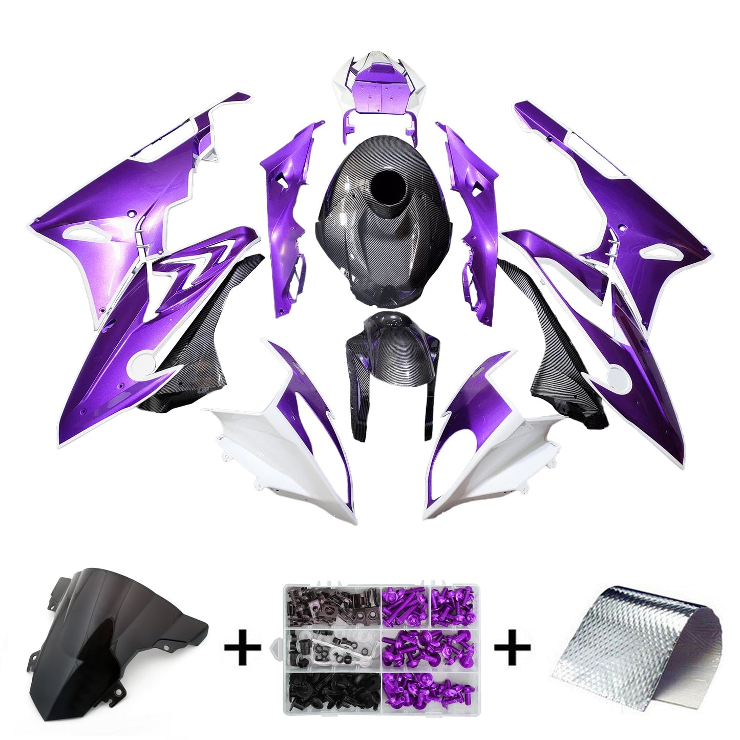 2017-2018 BMW S1000RR Injection Fairing Kit Bodywork Plastic ABS