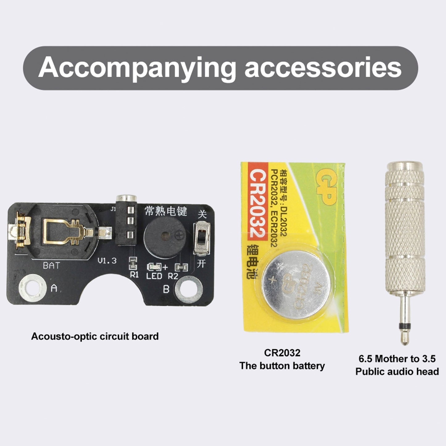 Morse Code CW Transmission Trainer Key Sound Light Circuit Board For Manual Key