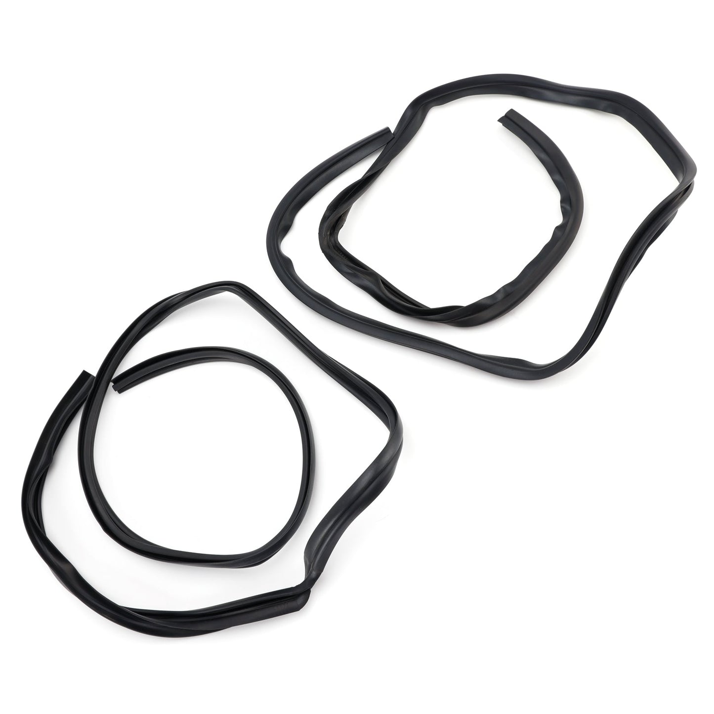 1983-1987 For Toyota AE86 Corolla 2-Door 2PCS Front Roof Side Rail Weatherstrip