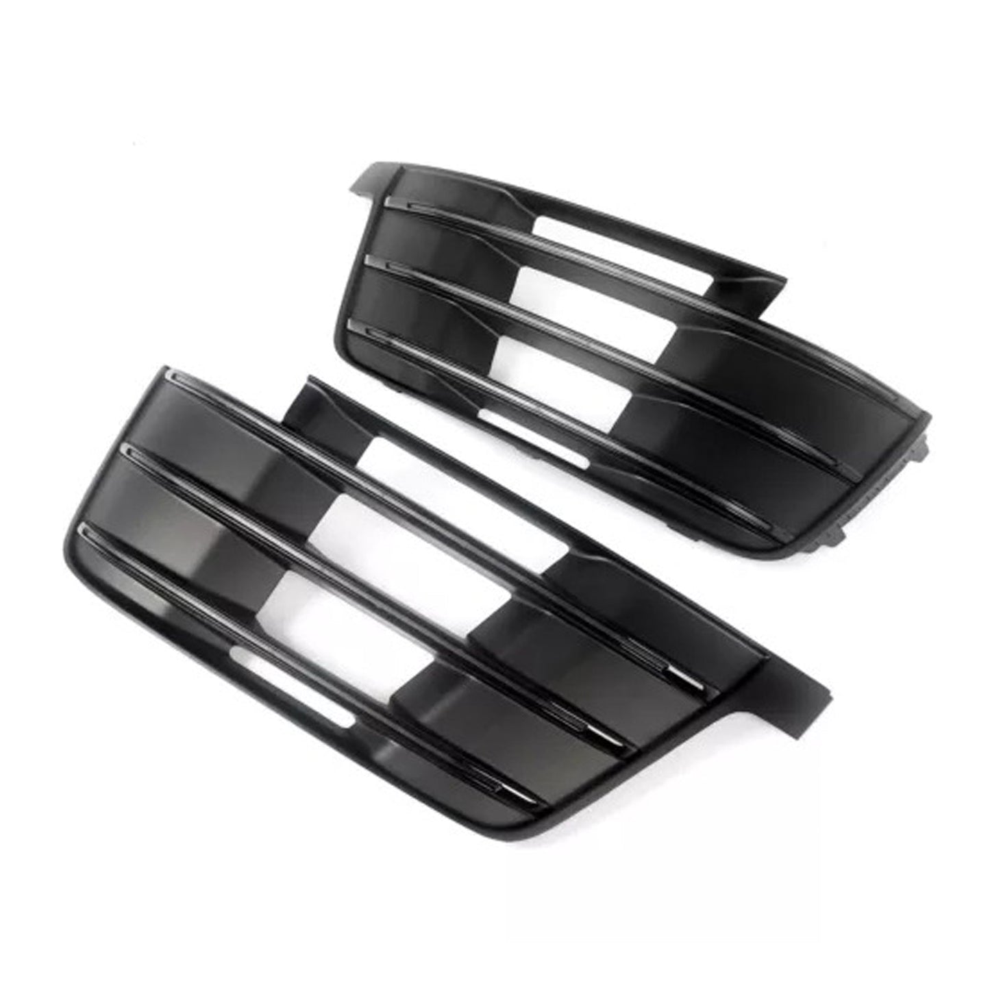2016-2019 Audi Q7 S-Line 2X Original Car Front Bumper Fog Light Grilles 4M0807681D 4M0807682D