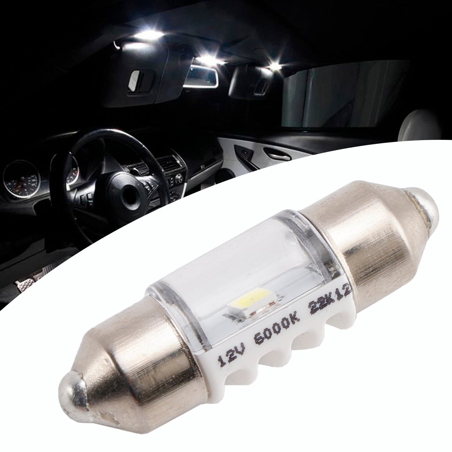 Car Light LED-White Ultinon Pro3000 30MM 11860 U30CW For PHILIPS