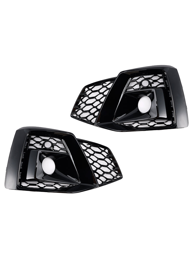2020-2023 Audi A5 S-line S5 2PCS Front Bumper Fog Light Cover Grille 8W6807682T3Q7
