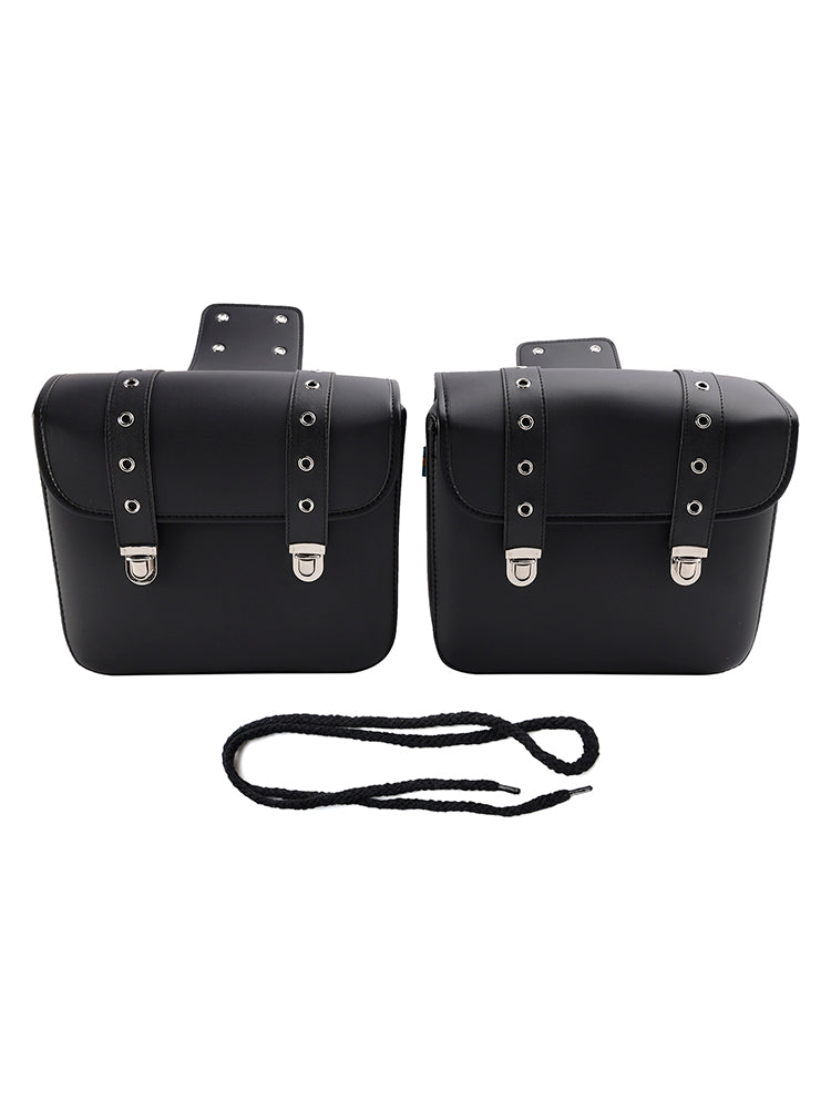 Side Tail Bag Saddlebag Color Matching Luggage Black 20L For Scooter Motorcycle