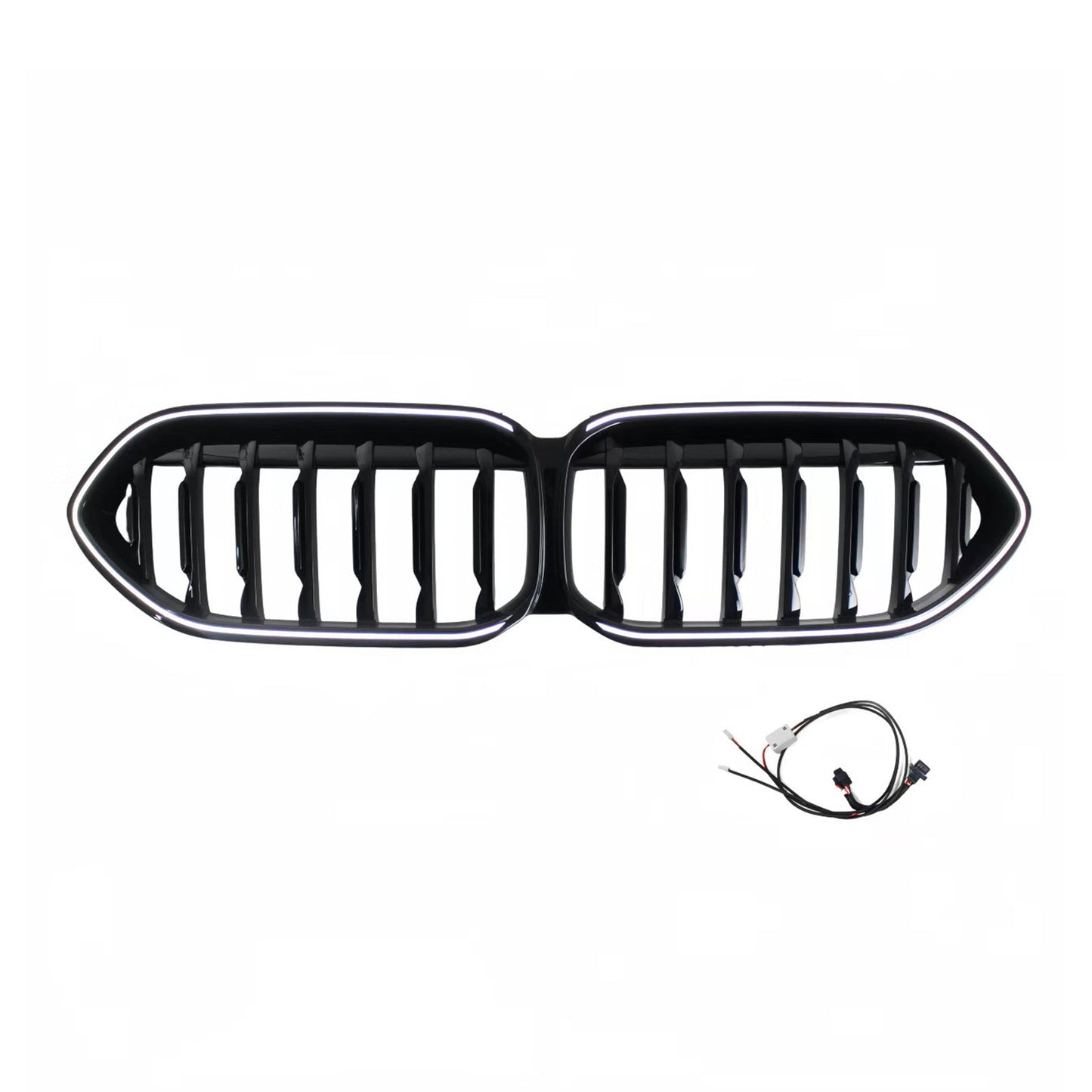 2020-2023 Fit BMW 2 Series F44 Coupe Gloss Black Front Bumper Grill Grille
