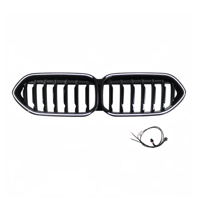2020-2023 Fit BMW 2 Series F44 Coupe Gloss Black Front Bumper Grill Grille