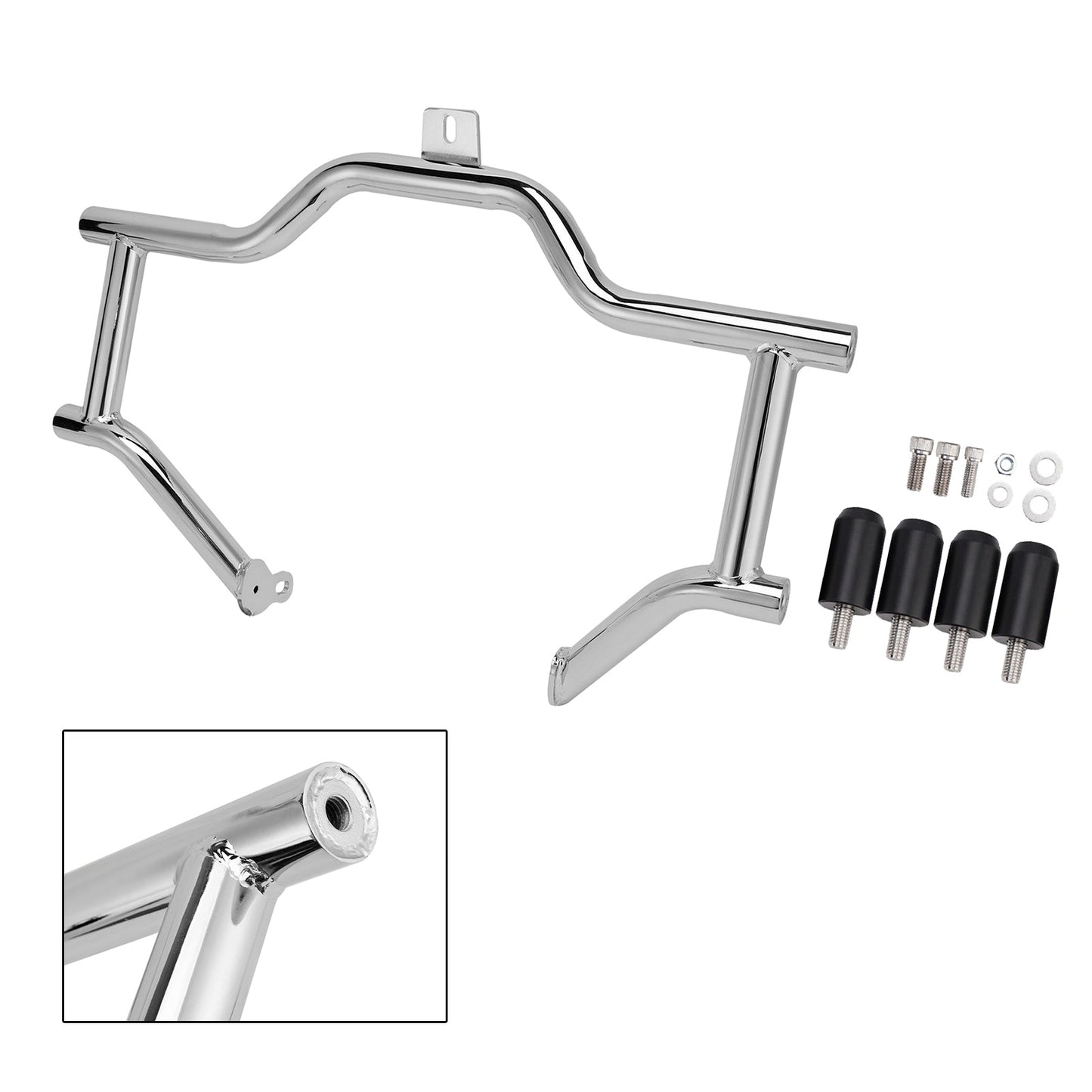 2009-2023 Street Glide FLHX Engine Guard Anti-Crash Bumper Protector Chrome