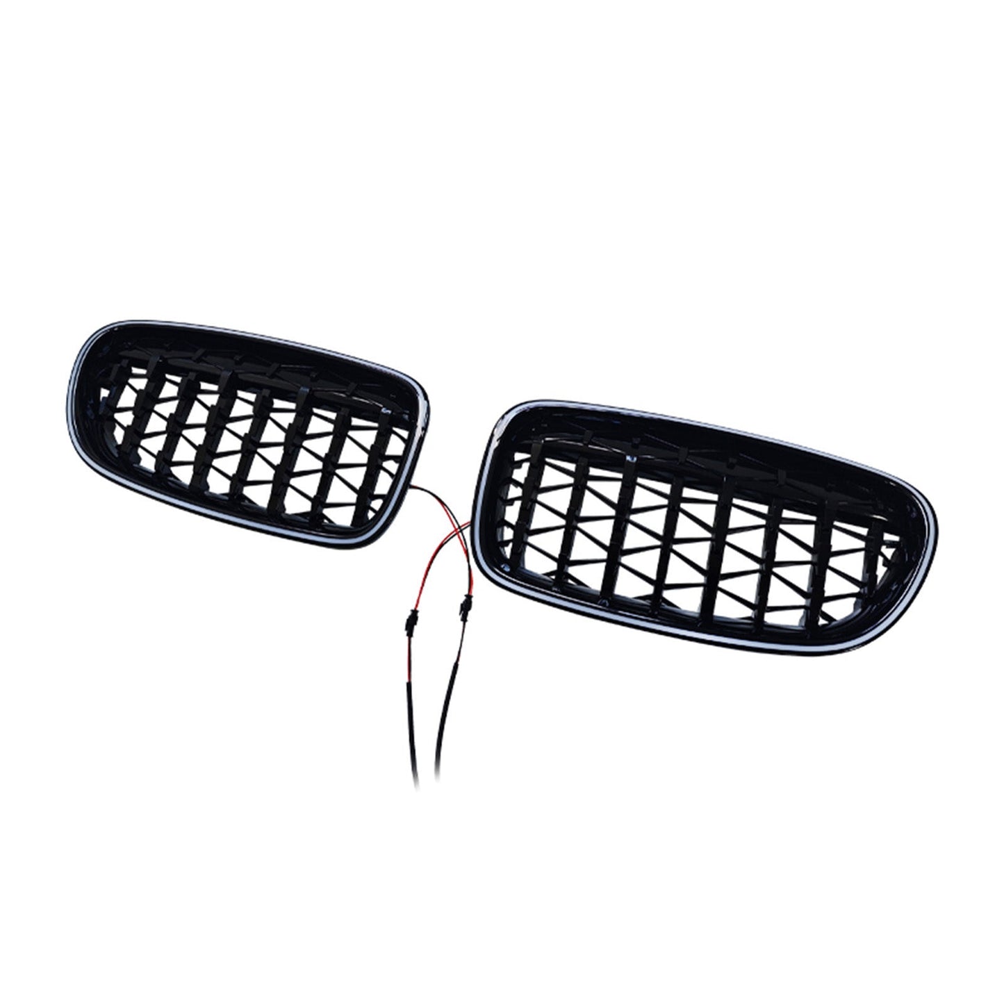 Gloss Black Kidney Bumper Grill Grille Fit BMW 5 Series F10 F11 2010-2016