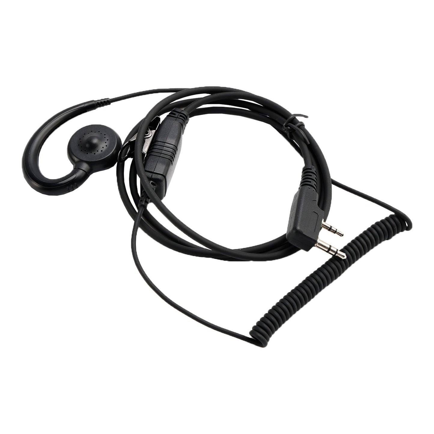 K-018 Small PTT-B6 Curve Hook Earhook Headset For TK-240 TH-G71A LT-2288 UV-5RA
