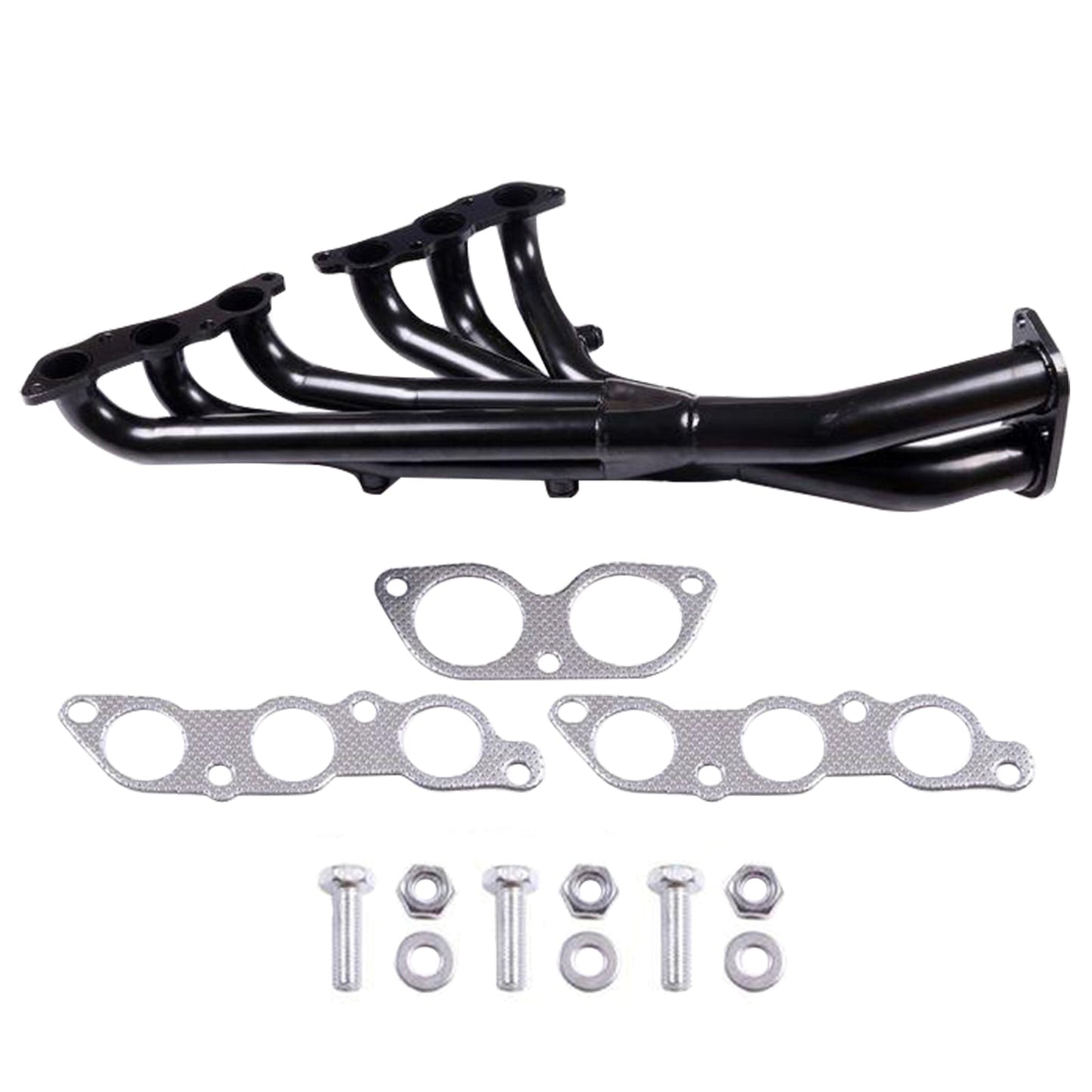Stainless Steel Exhaust Manifold Header Fit Lexus IS300 2001-2005 3.0L Black