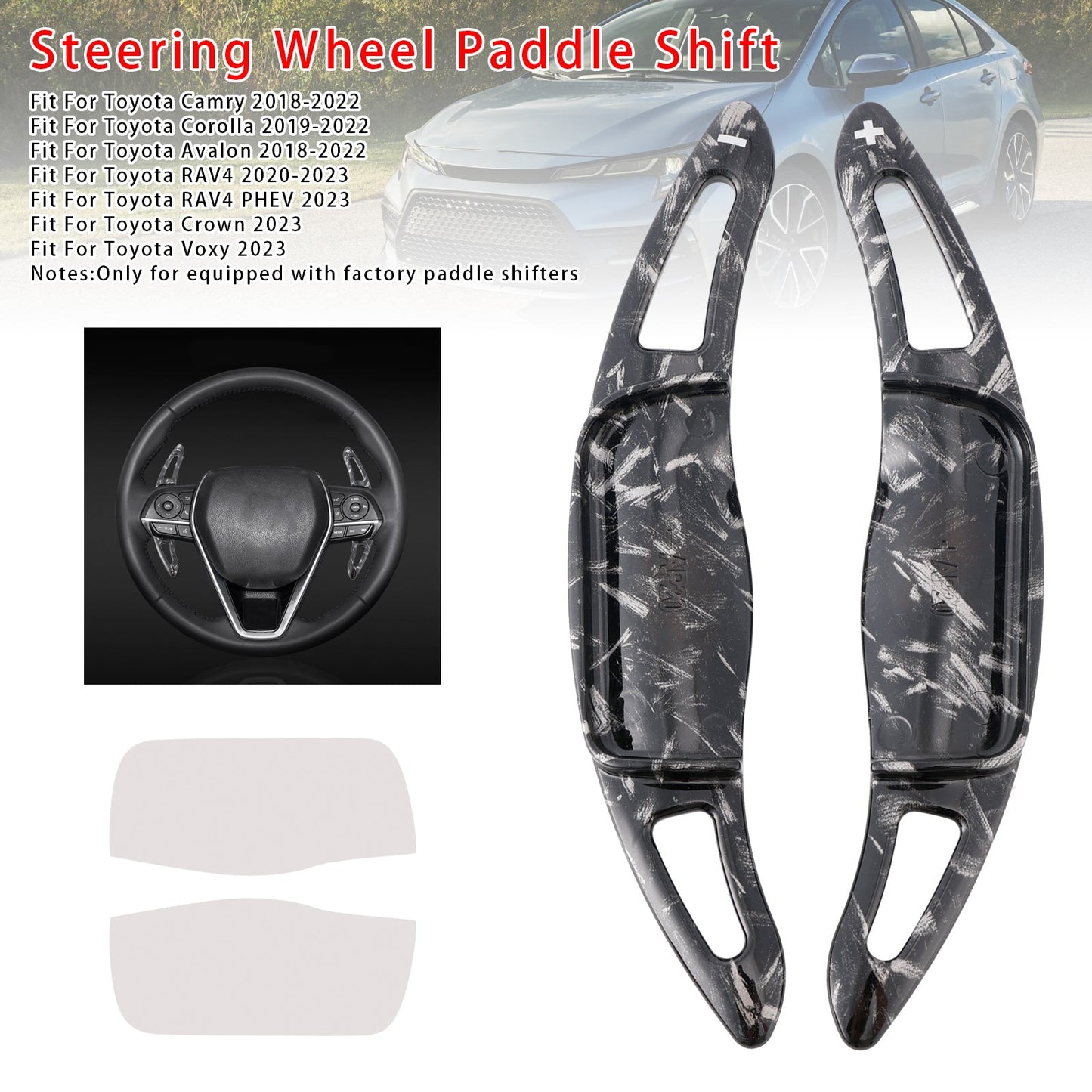 Steering Wheel Paddle Shifter Extension For Toyota Camry Avalon
