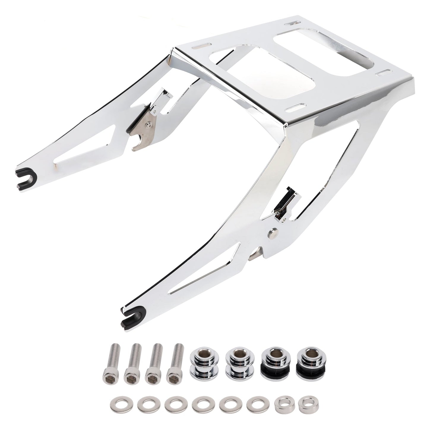 2020-2025 Softail Low Rider S FXLRS DETACHABLE 2-UP TOUR PACK MOUNTING RACK CHROME