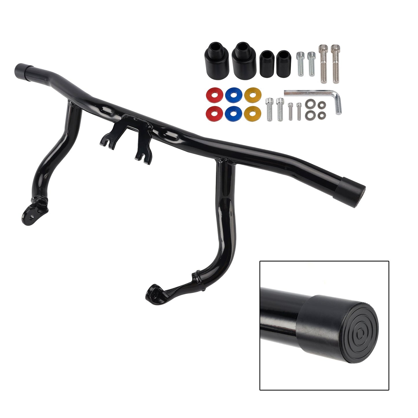 2024-2025 Road Glides Street Glides Road Glides FLHT FLHX Engine Guard Crash Bar Frame Protector Bumper Black