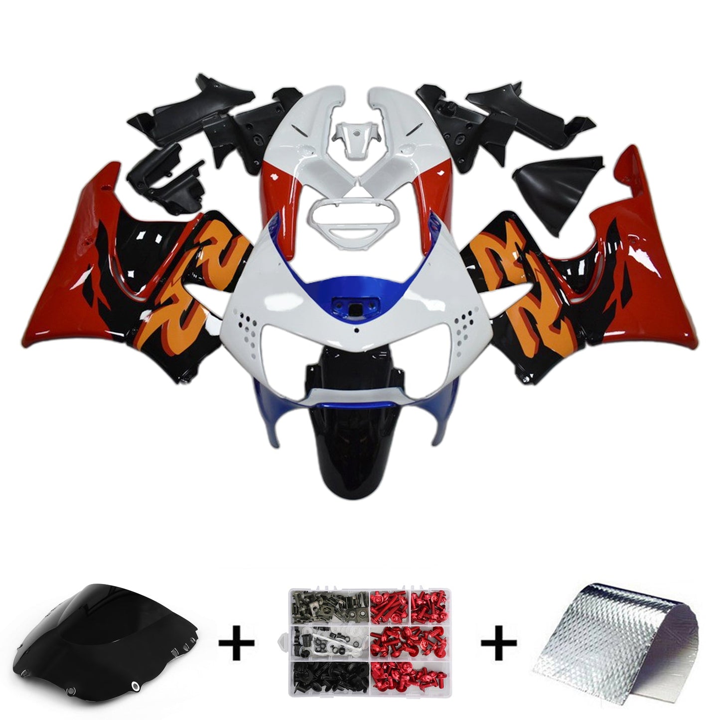 1998-1999 Honda CBR900RR 919 Injection Fairing Kit Bodywork Plastic ABS