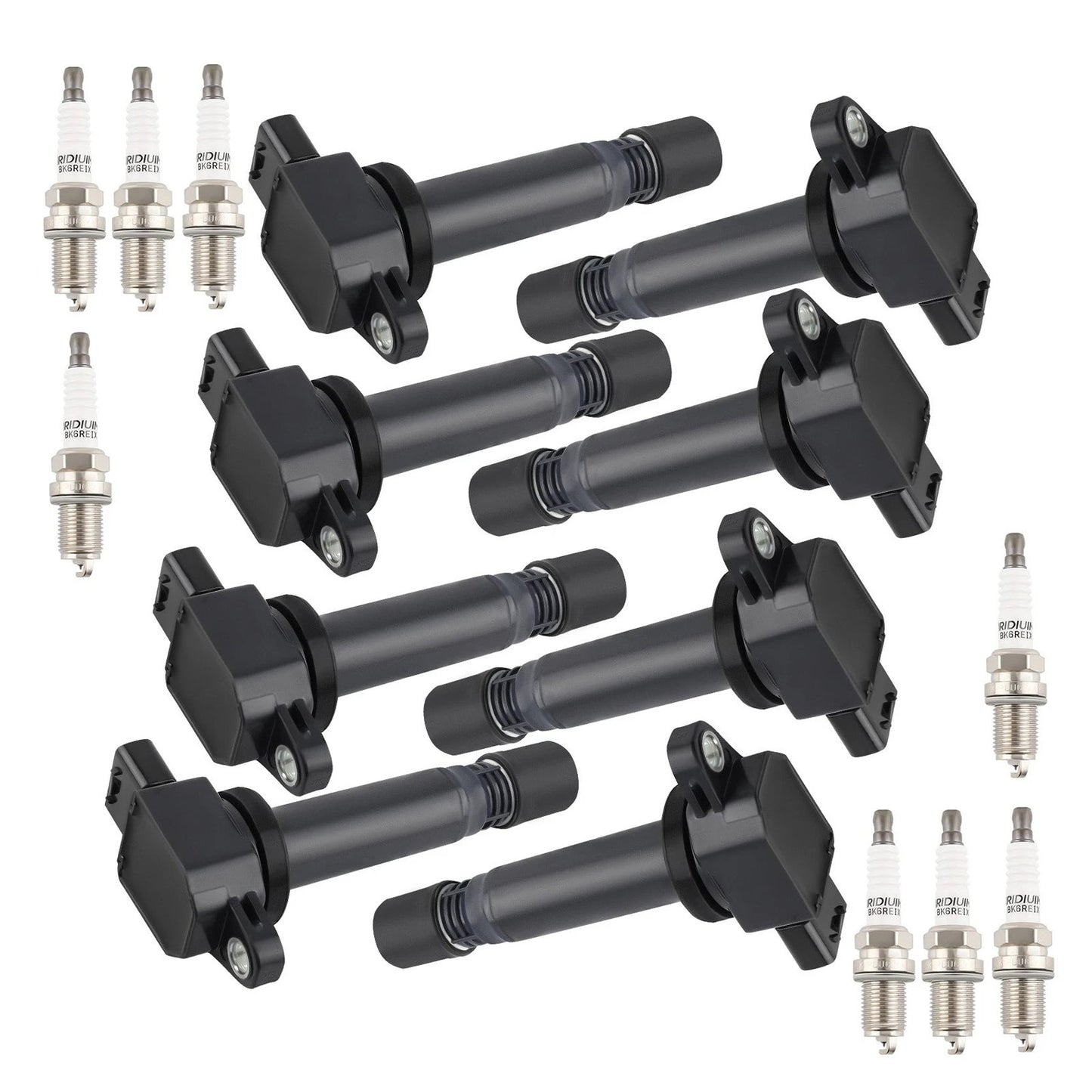 2007-2008 Volvo XC90 V8 Sport Sport Utility 4-Door 8X Ignition Coil & Spark Plug UF574