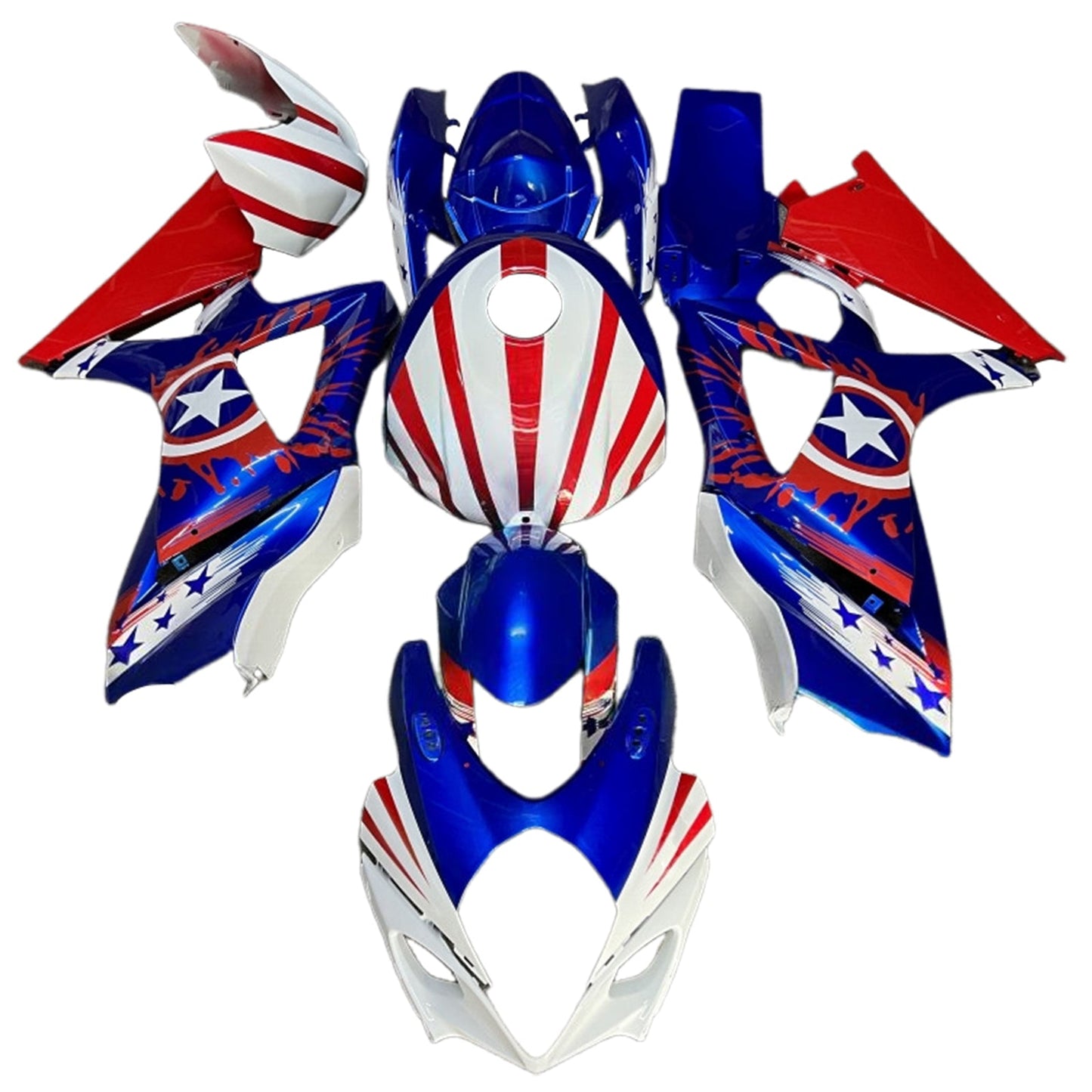 Injection Fairing Kit Bodywork Plastic ABS For Suzuki GSXR1000 2007-2008 K7