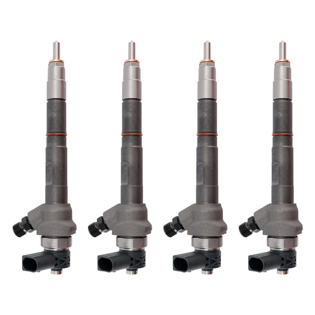 For Audi A1 A3 A4 A5 A6 C7 Q3 2.0 TDI 4PCS Fuel Injector 0445110646 0445110647
