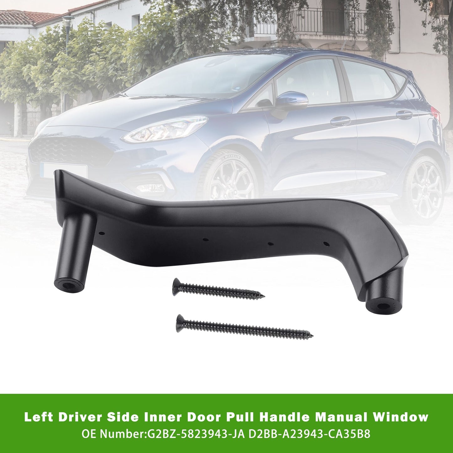 2011-2020 Ford Fiesta Left Driver Side Inner Door Pull Handle G2BZ-5823943-JA