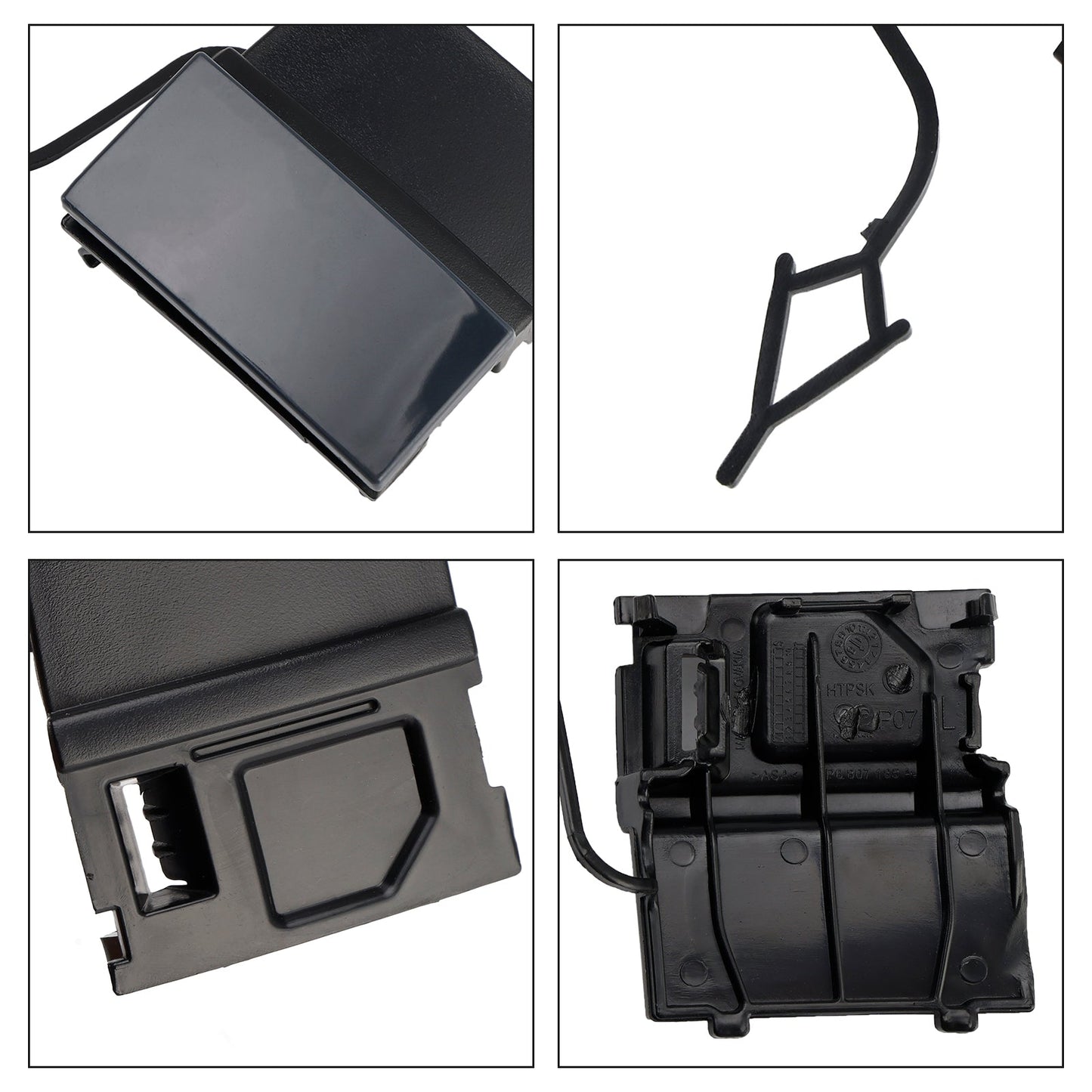 Car Front Left Bumper Tow Hook Eye Cover Cap 7P6807185A For VW Touarge 14-18