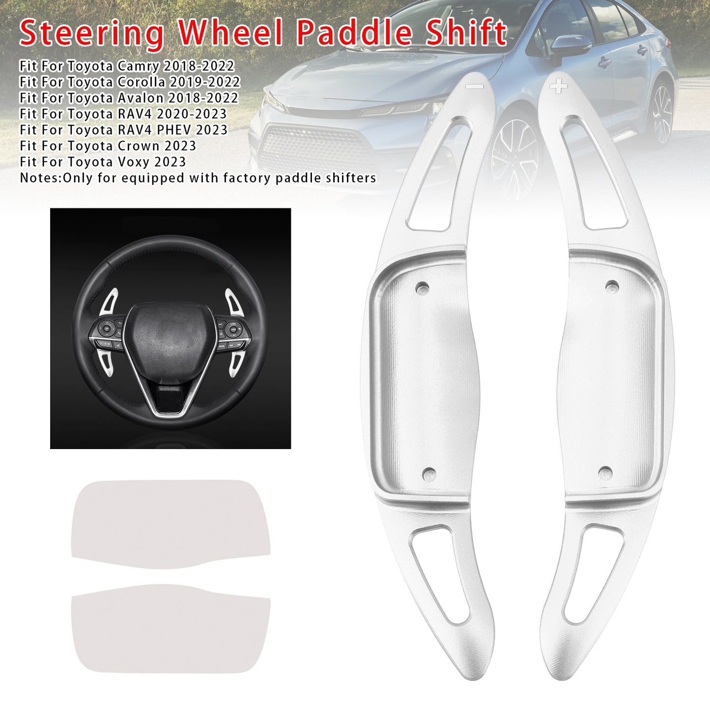 Steering Wheel Paddle Shifter Extension For Toyota Camry Avalon