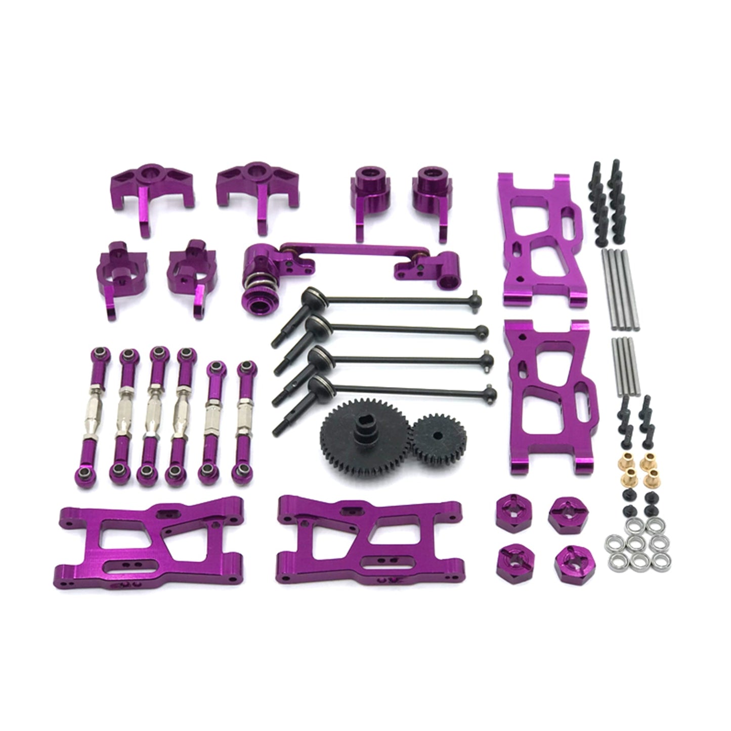 Metal 1/12 1/14 RC Car Upgrade Kits For Wltoys 144001 144002 124016 124017 124018