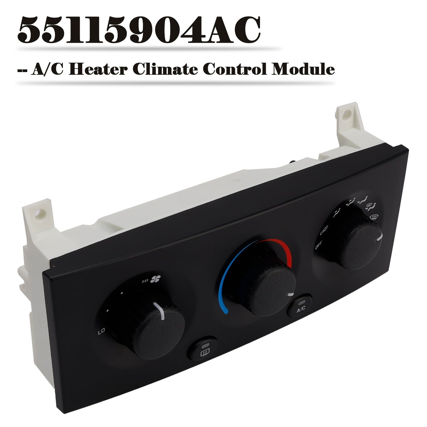 2002-2004 Jeep Grand Cherokee A/C Heater Climate Control Module 55115904AC