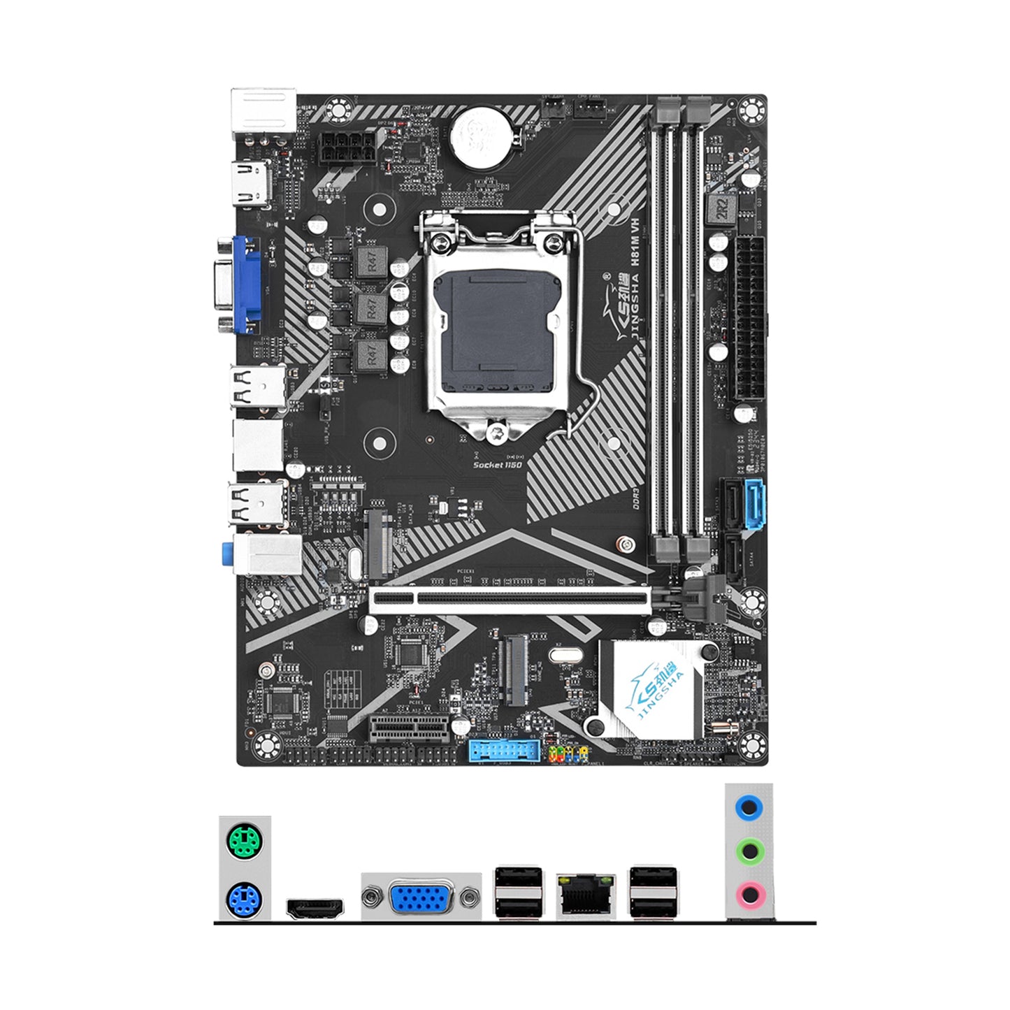 H81M VH Computer Motherboard Desktop DDR3 Memory LGA 1150 Gigabit Network Card
