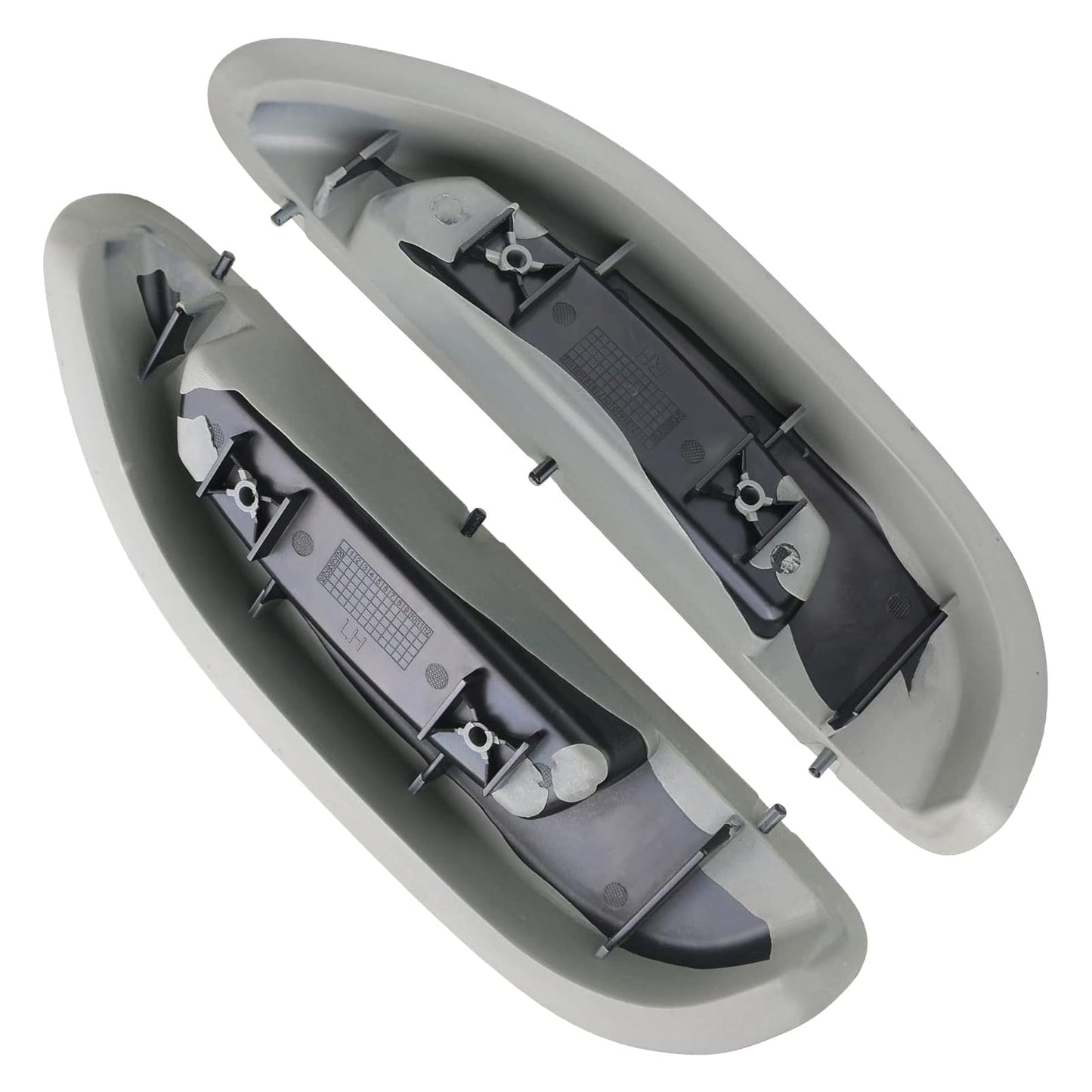 1996-2002 Chevrolet Express 1500/2500/3500All Body Style Front Left & Right Gray 2PCS Door Armrest Pull Handle Cover 12376629